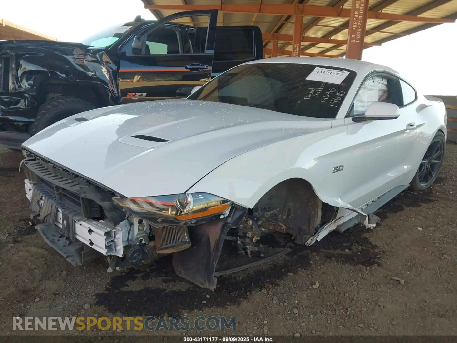 2 Photograph of a damaged car 1FA6P8CF7M5146415 FORD MUSTANG 2021