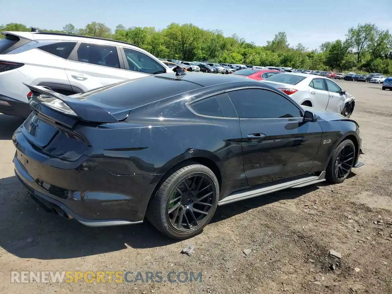 3 Photograph of a damaged car 1FA6P8CF7M5153039 FORD MUSTANG 2021