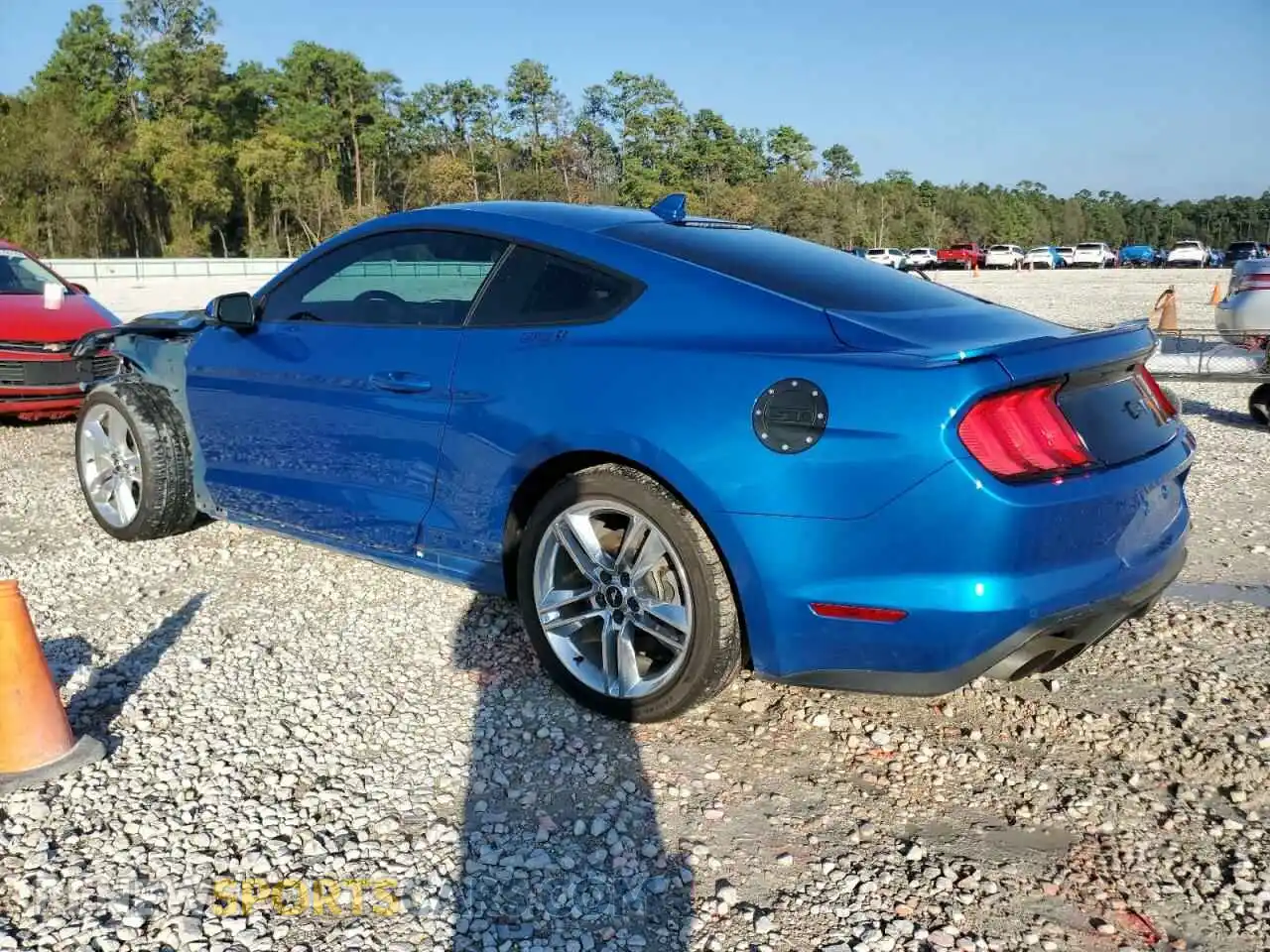 2 Photograph of a damaged car 1FA6P8CF7M5153462 FORD MUSTANG 2021