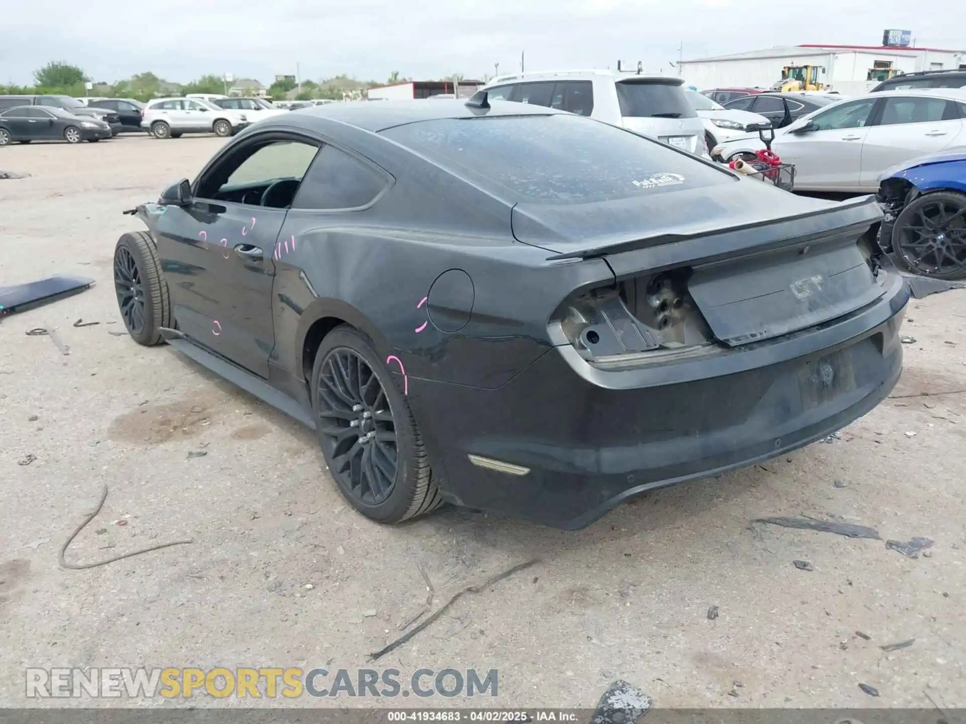 3 Photograph of a damaged car 1FA6P8CF8M5137318 FORD MUSTANG 2021