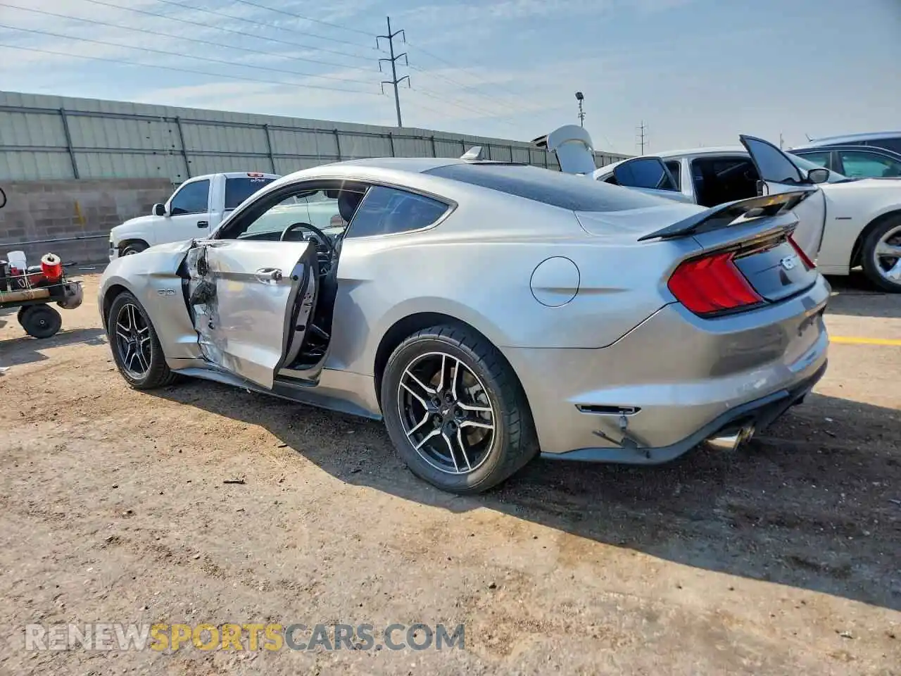 2 Photograph of a damaged car 1FA6P8CF8M5137870 FORD MUSTANG 2021