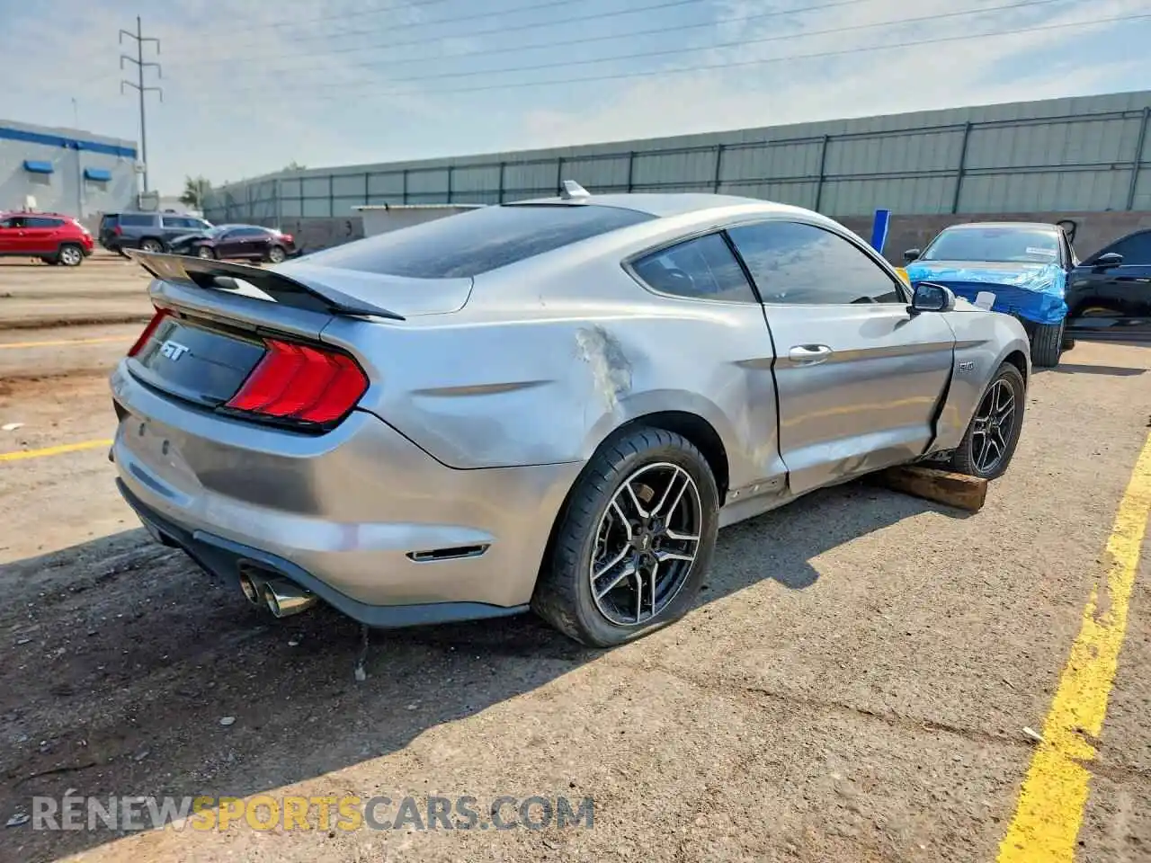 3 Photograph of a damaged car 1FA6P8CF8M5137870 FORD MUSTANG 2021