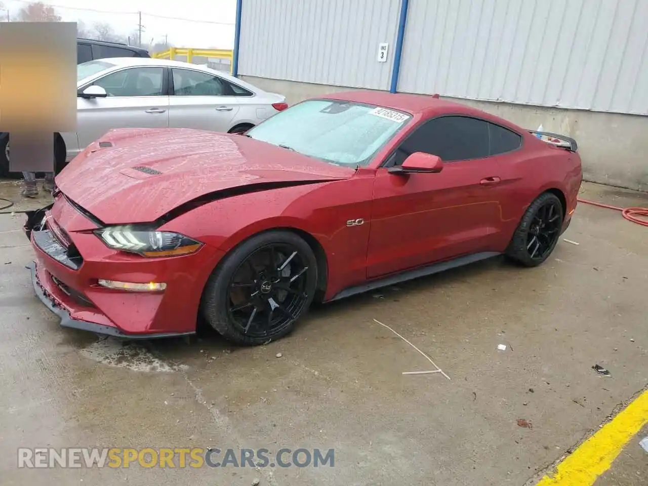 1 Photograph of a damaged car 1FA6P8CF8M5143300 FORD MUSTANG 2021
