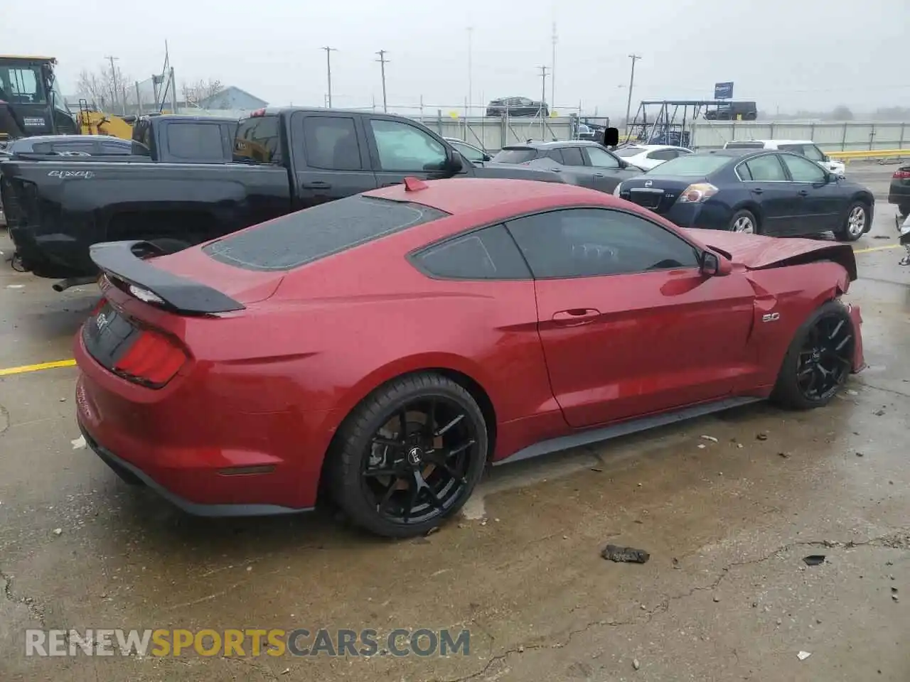 3 Photograph of a damaged car 1FA6P8CF8M5143300 FORD MUSTANG 2021
