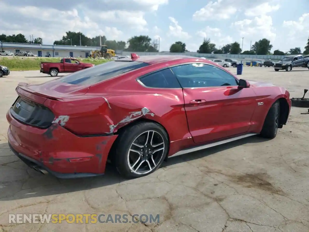 3 Photograph of a damaged car 1FA6P8CF8M5154202 FORD MUSTANG 2021