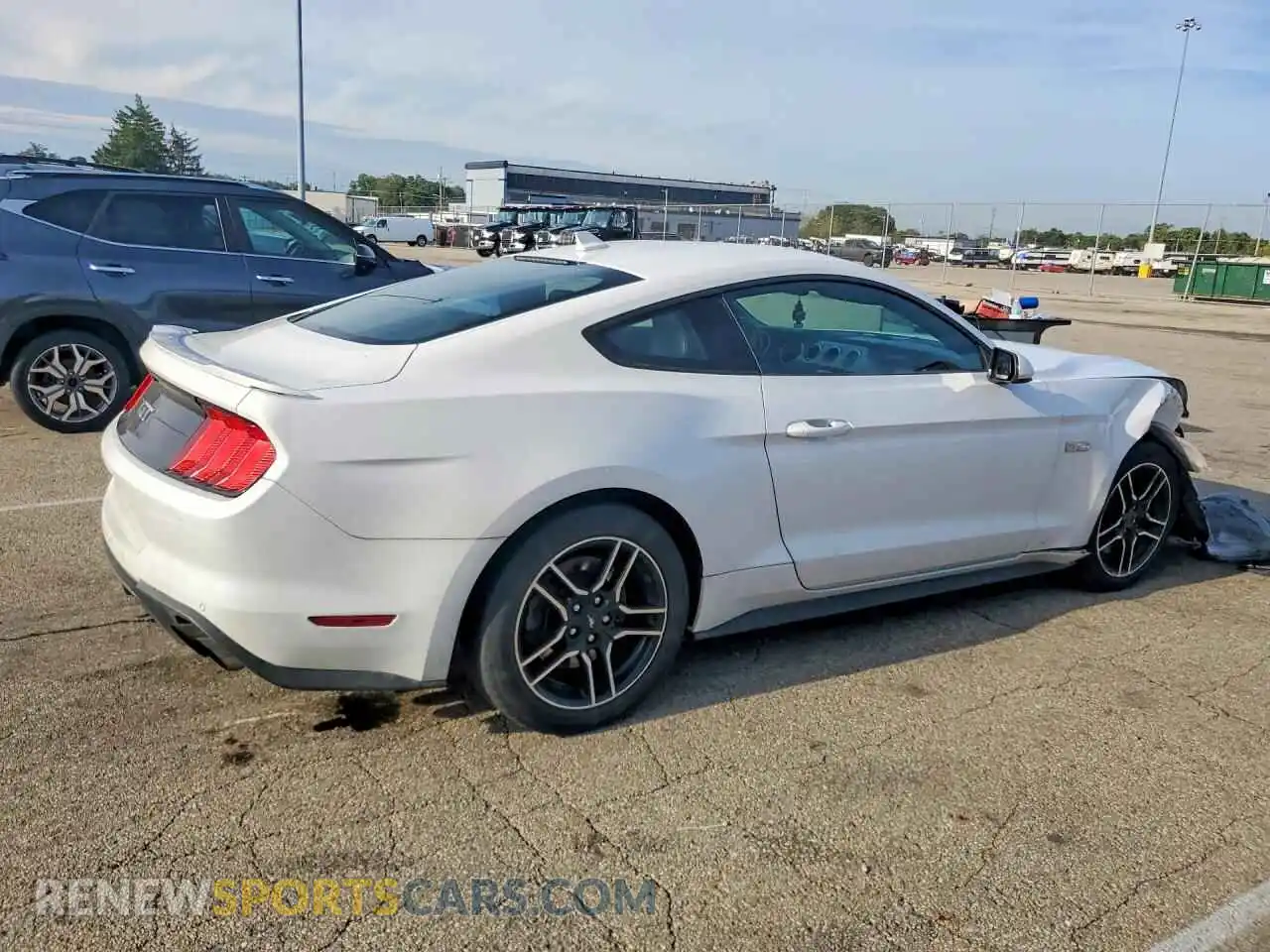 3 fotografías del automóvil dañado 1FA6P8CF9M5124917 FORD MUSTANG 2021