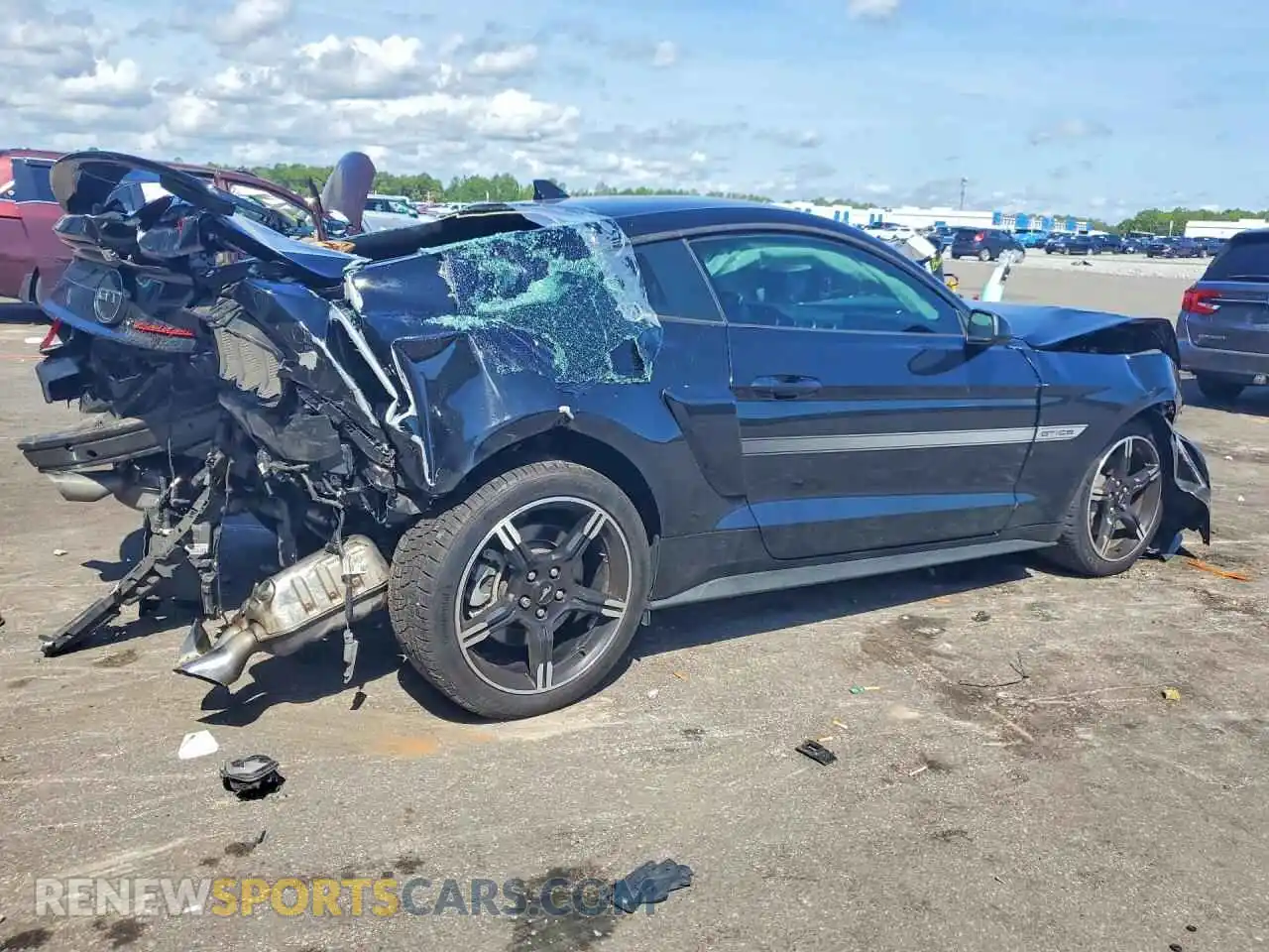 3 Photograph of a damaged car 1FA6P8CF9M5126845 FORD MUSTANG 2021