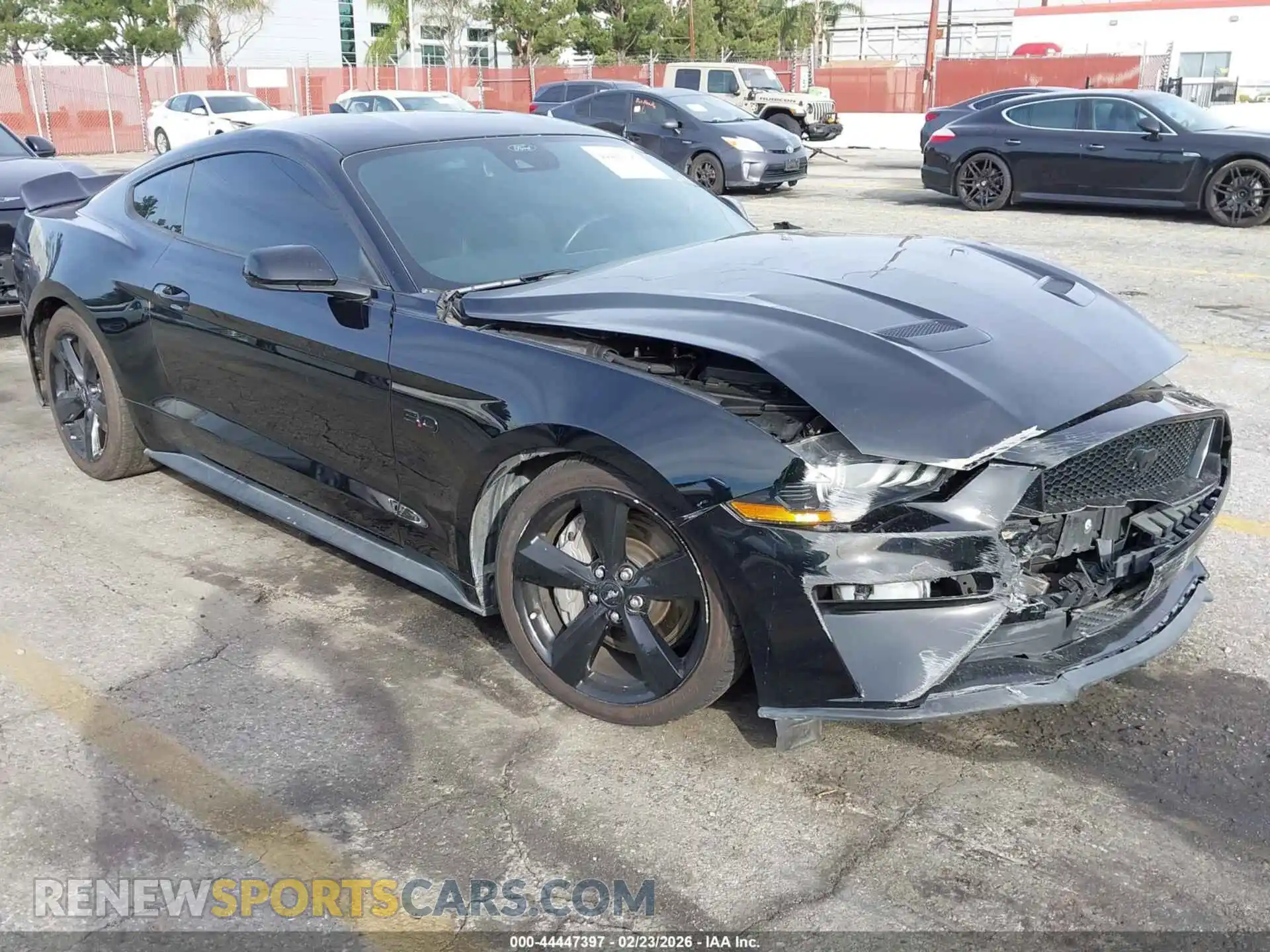 1 Фотография поврежденного автомобиля 1FA6P8CF9M5141135 FORD MUSTANG 2021