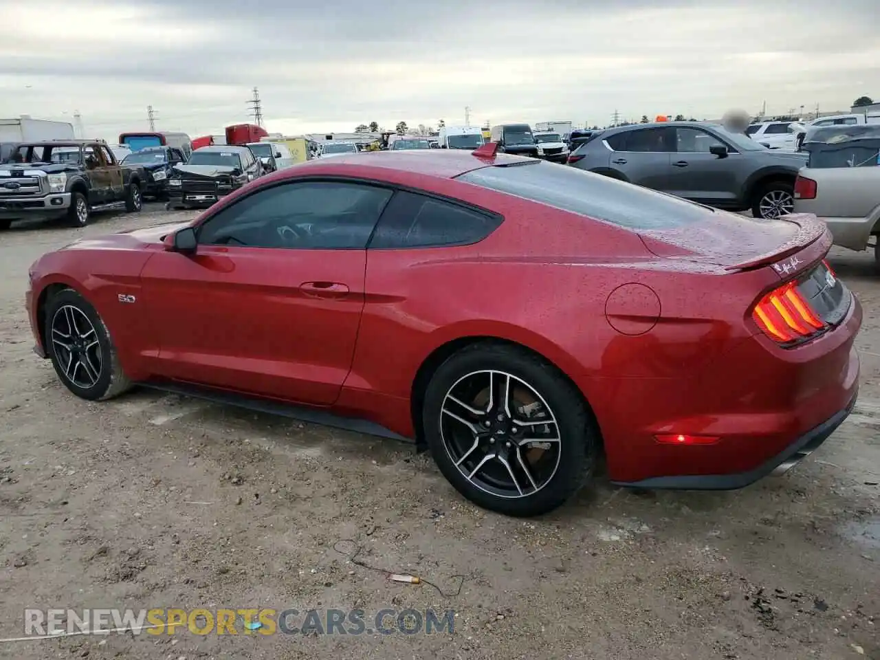 2 Photograph of a damaged car 1FA6P8CF9M5149848 FORD MUSTANG 2021