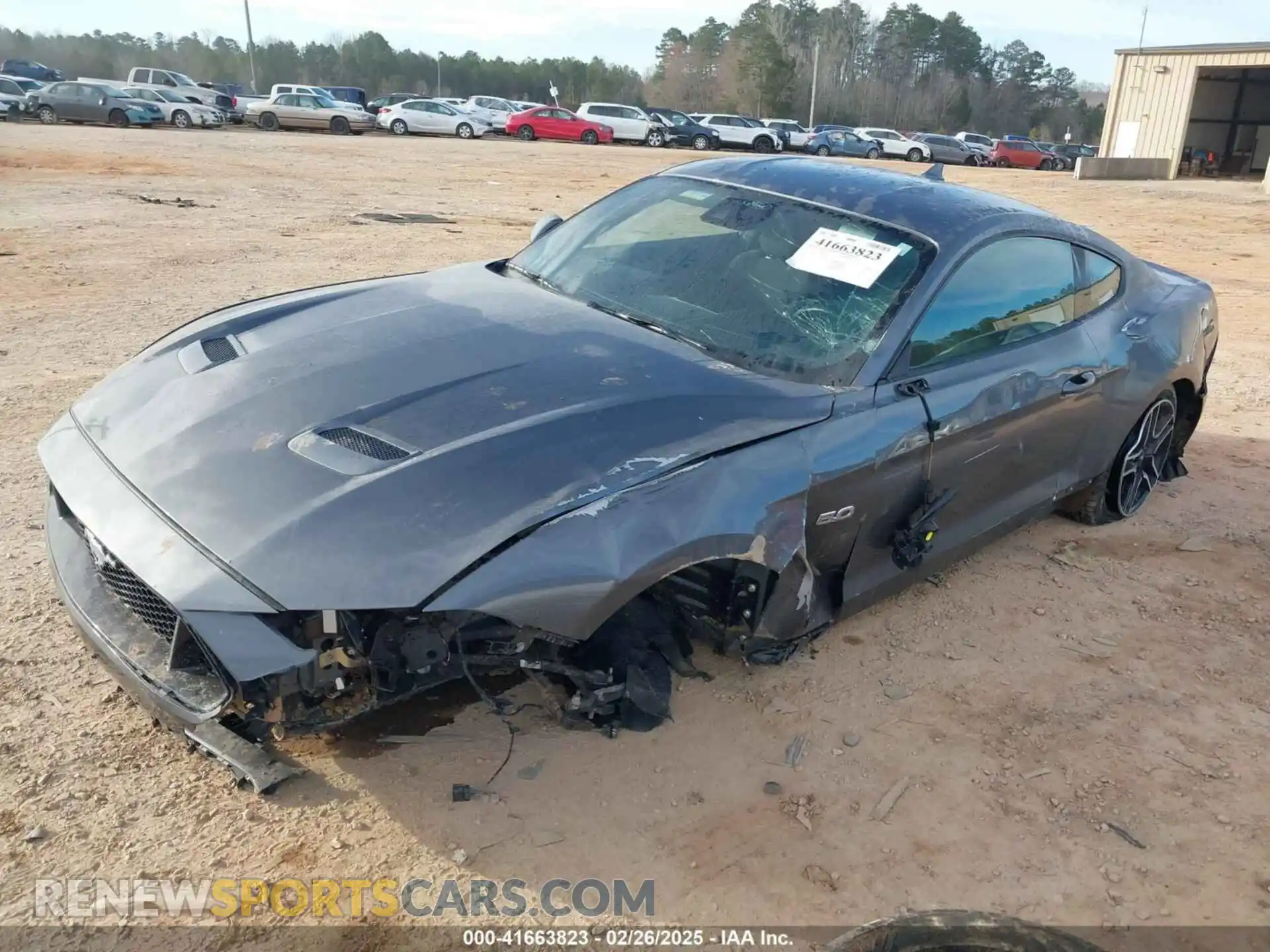 2 Photograph of a damaged car 1FA6P8CF9M5153818 FORD MUSTANG 2021