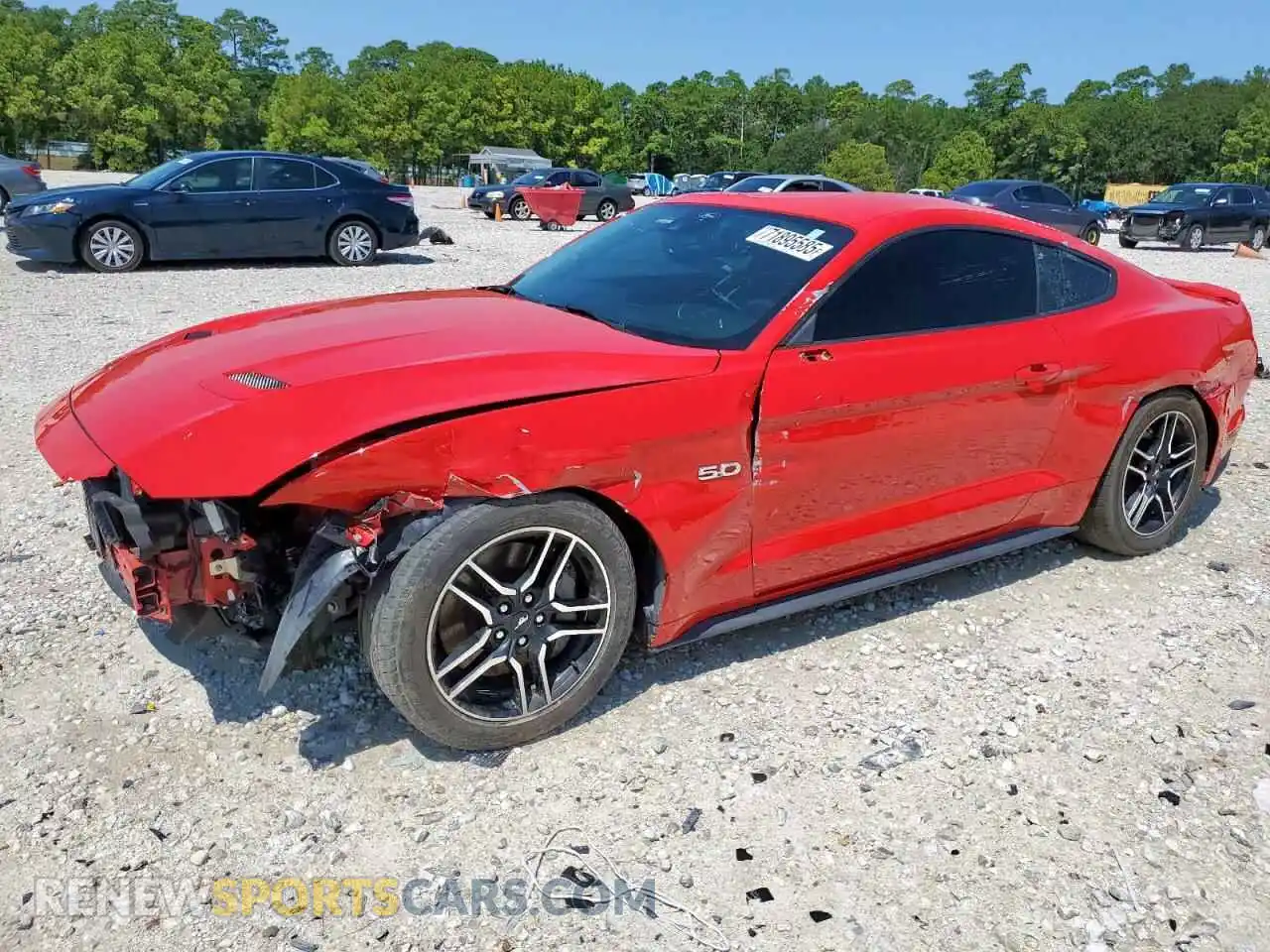 1 Photograph of a damaged car 1FA6P8CF9M5154290 FORD MUSTANG 2021