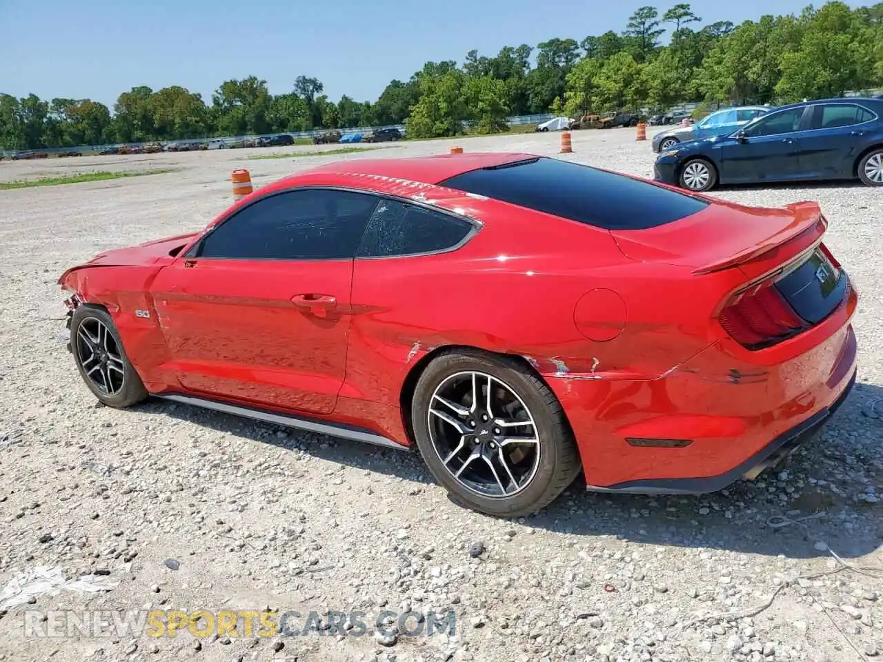 2 Photograph of a damaged car 1FA6P8CF9M5154290 FORD MUSTANG 2021