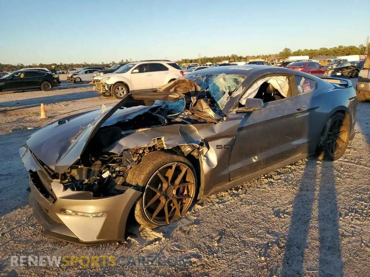 1 Photograph of a damaged car 1FA6P8CF9M5156606 FORD MUSTANG 2021