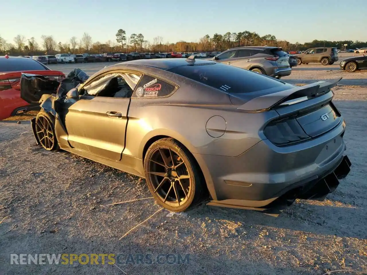 2 Photograph of a damaged car 1FA6P8CF9M5156606 FORD MUSTANG 2021