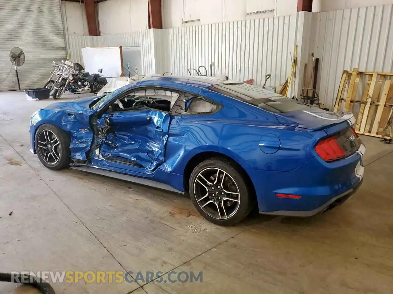2 Photograph of a damaged car 1FA6P8CFXM5116826 FORD MUSTANG 2021