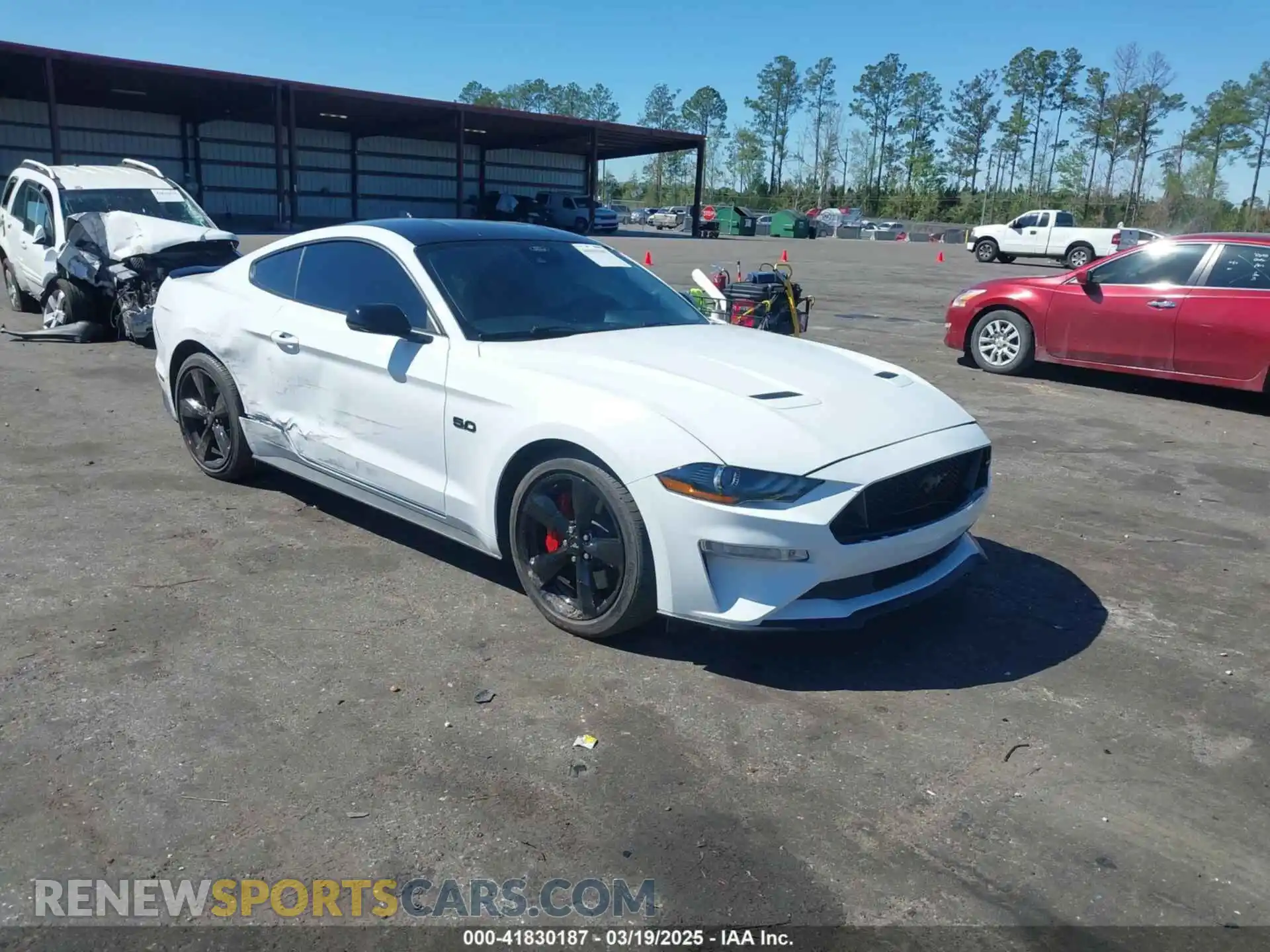 1 Фотография поврежденного автомобиля 1FA6P8CFXM5140544 FORD MUSTANG 2021
