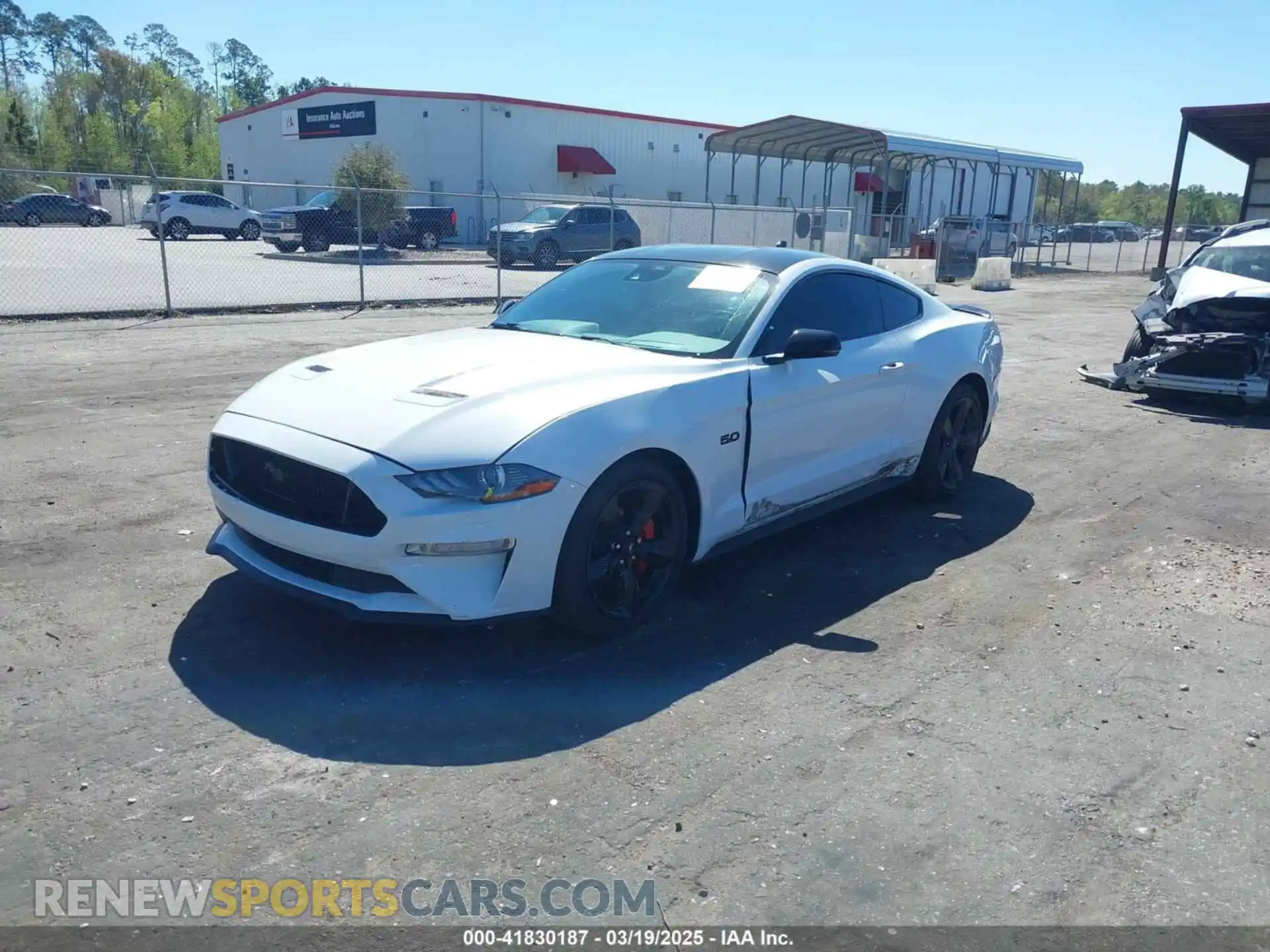 2 Фотография поврежденного автомобиля 1FA6P8CFXM5140544 FORD MUSTANG 2021