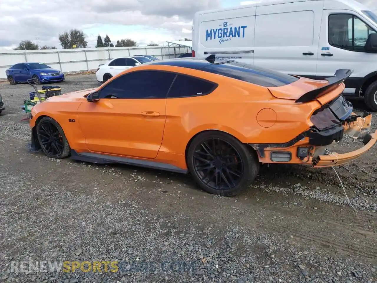 2 Photograph of a damaged car 1FA6P8CFXM5149261 FORD MUSTANG 2021