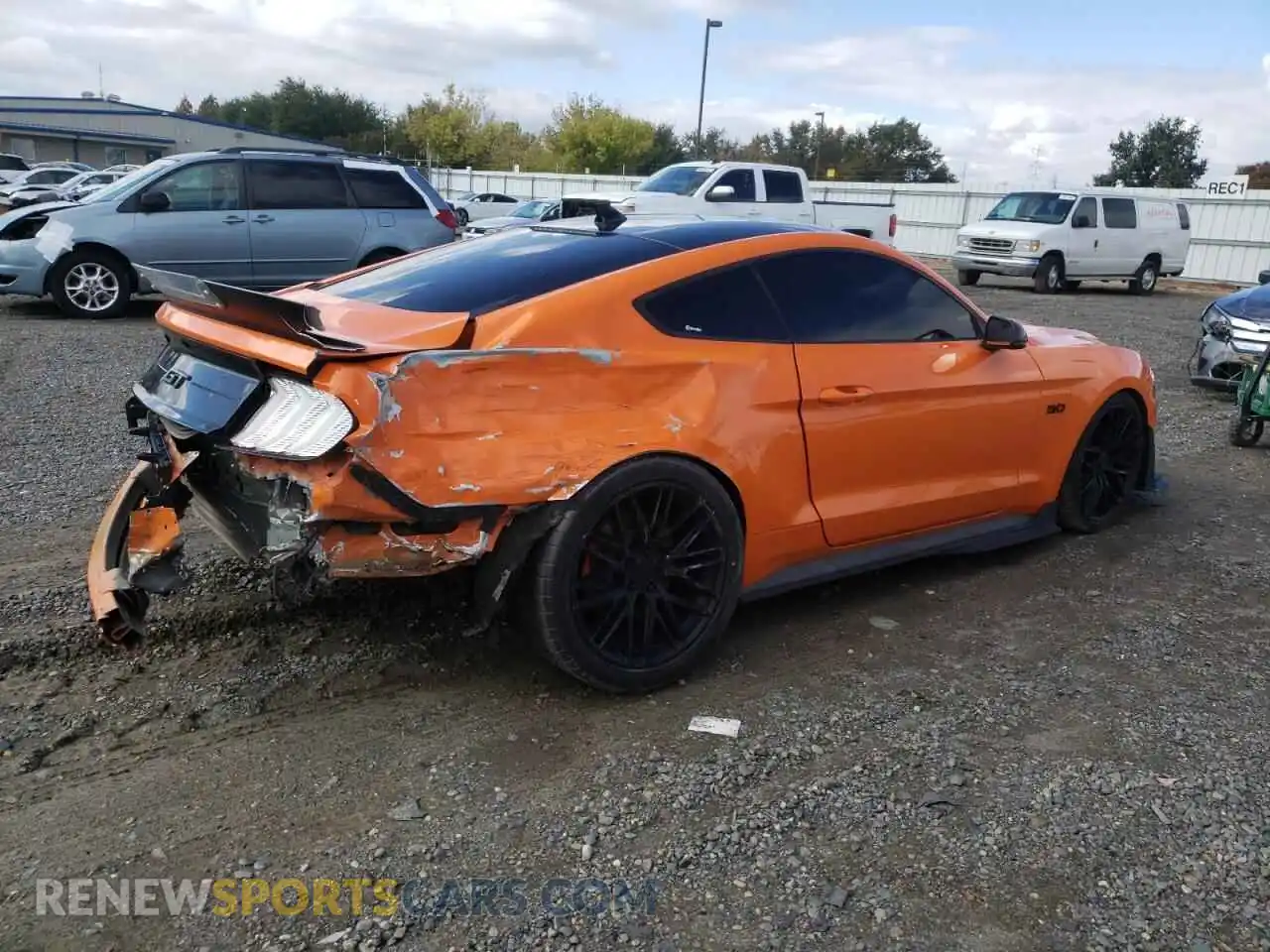 3 Photograph of a damaged car 1FA6P8CFXM5149261 FORD MUSTANG 2021