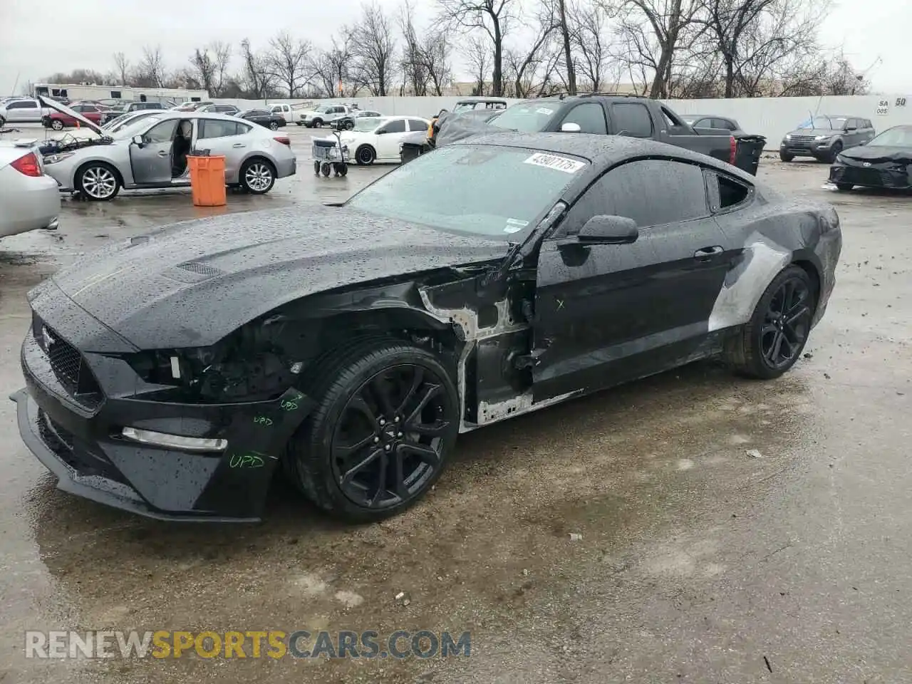 1 Photograph of a damaged car 1FA6P8CFXM5155920 FORD MUSTANG 2021