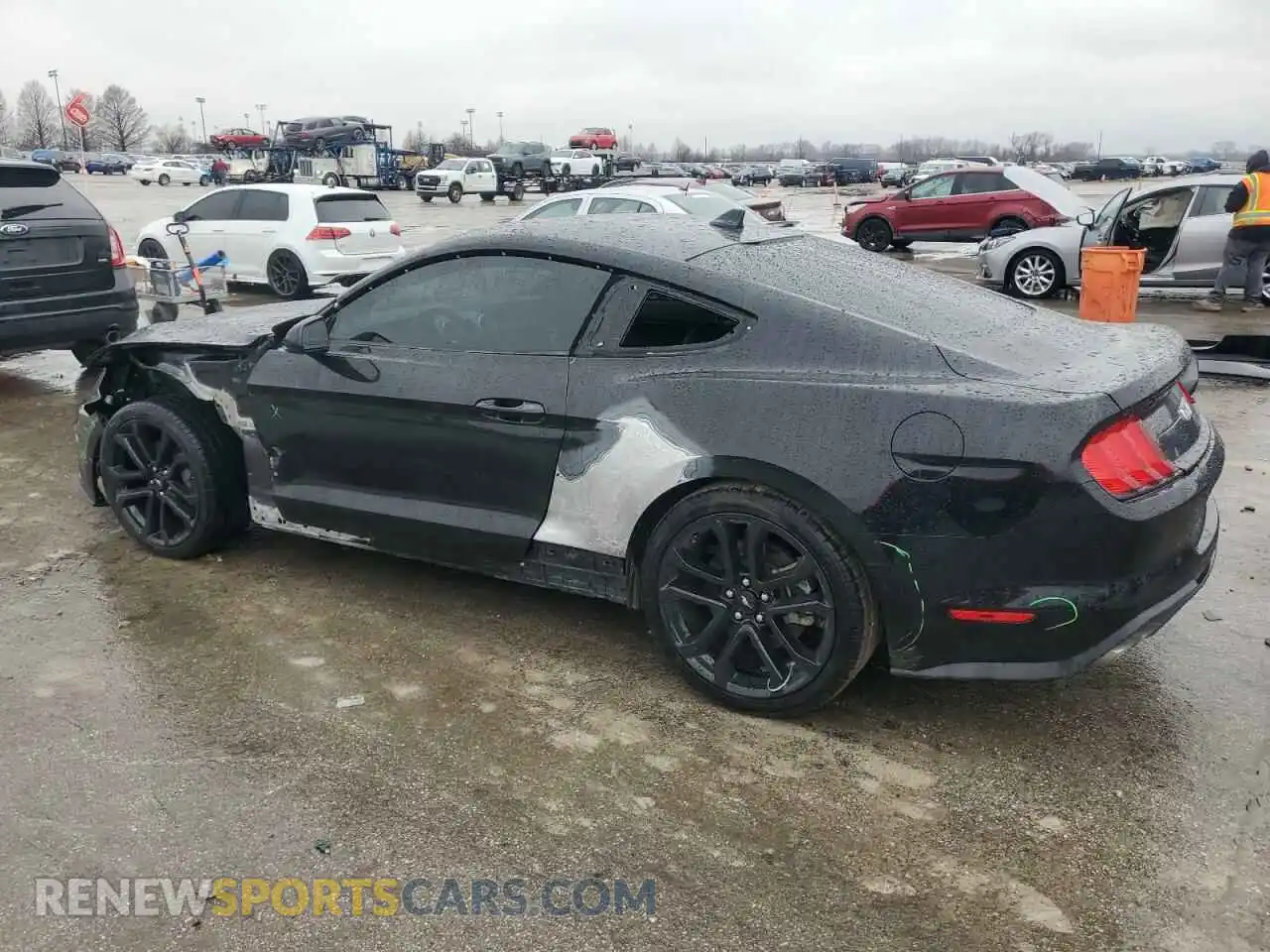 2 Photograph of a damaged car 1FA6P8CFXM5155920 FORD MUSTANG 2021