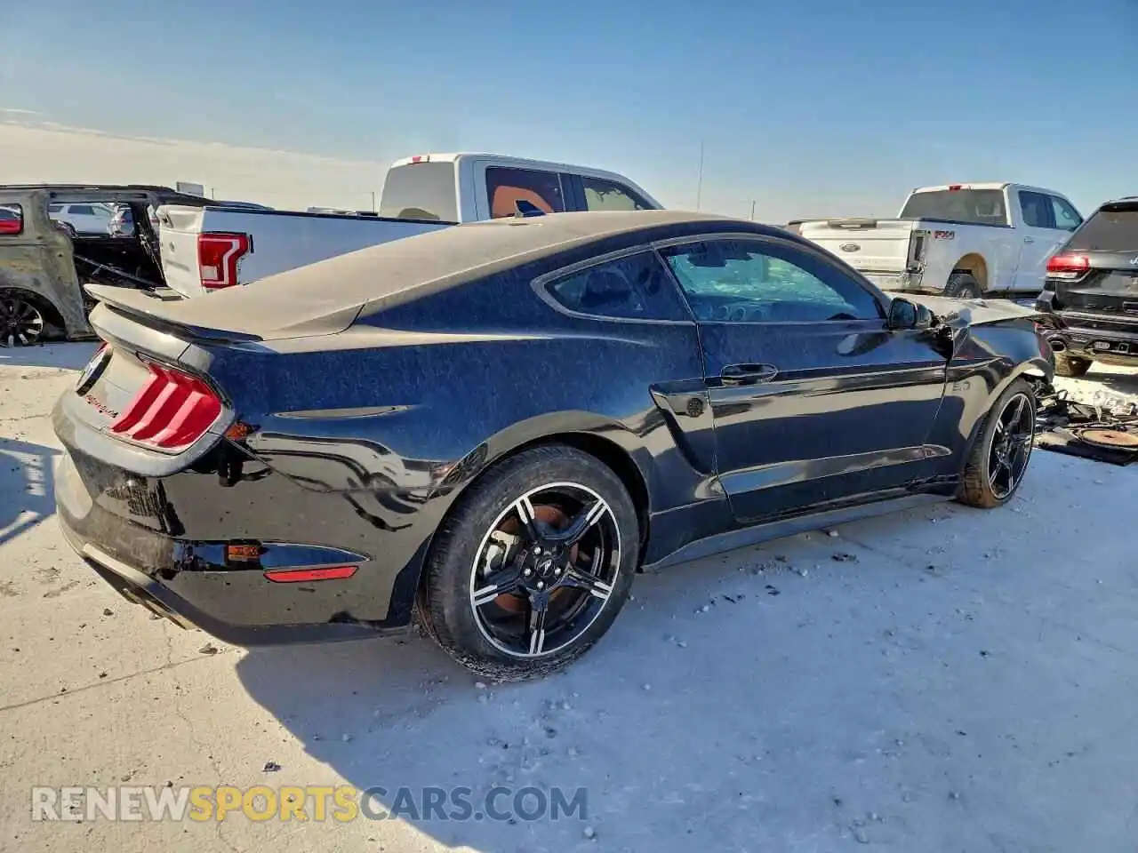 3 Photograph of a damaged car 1FA6P8CFXM5156338 FORD MUSTANG 2021
