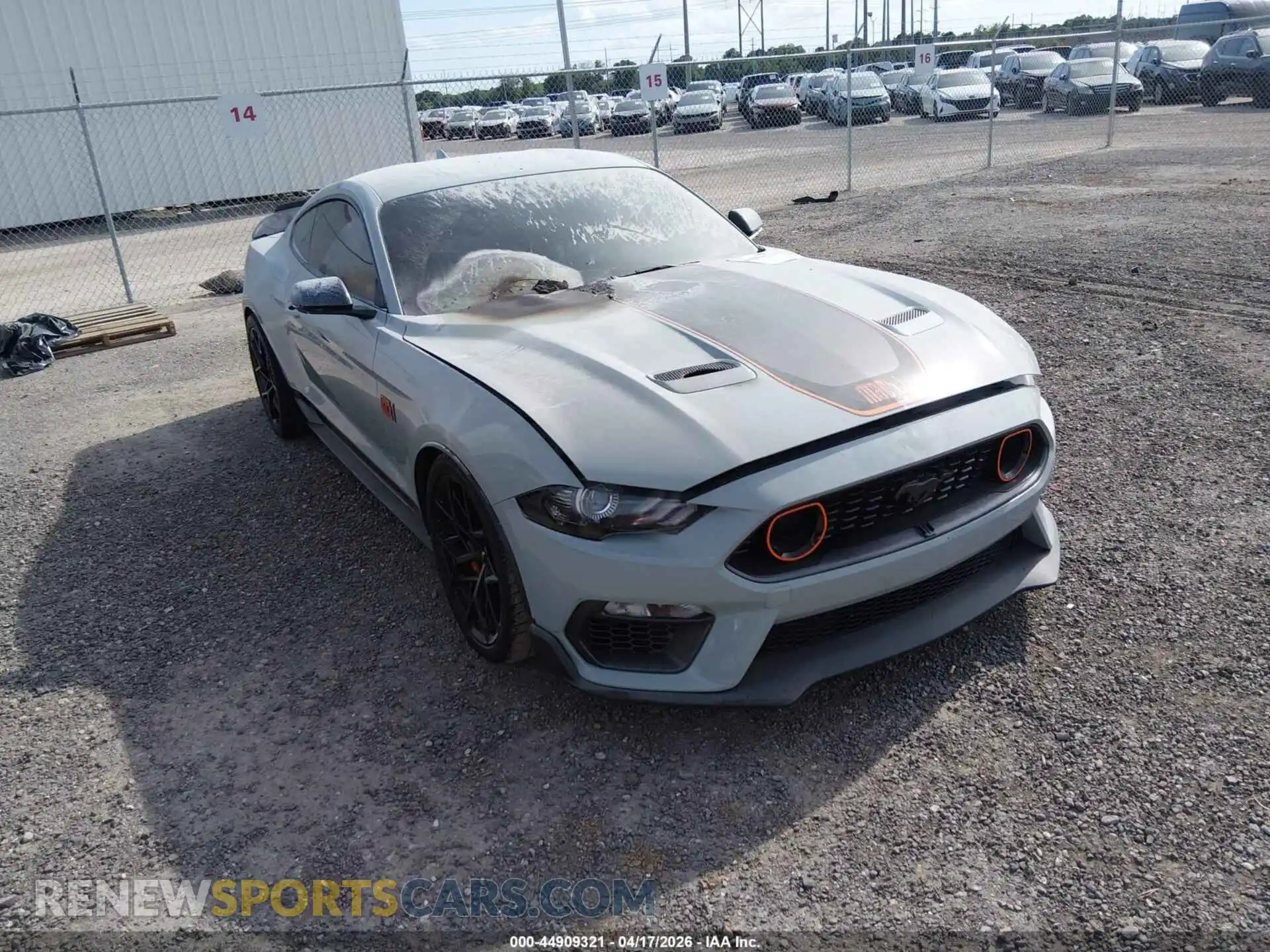 1 Photograph of a damaged car 1FA6P8R07M5555579 FORD MUSTANG 2021