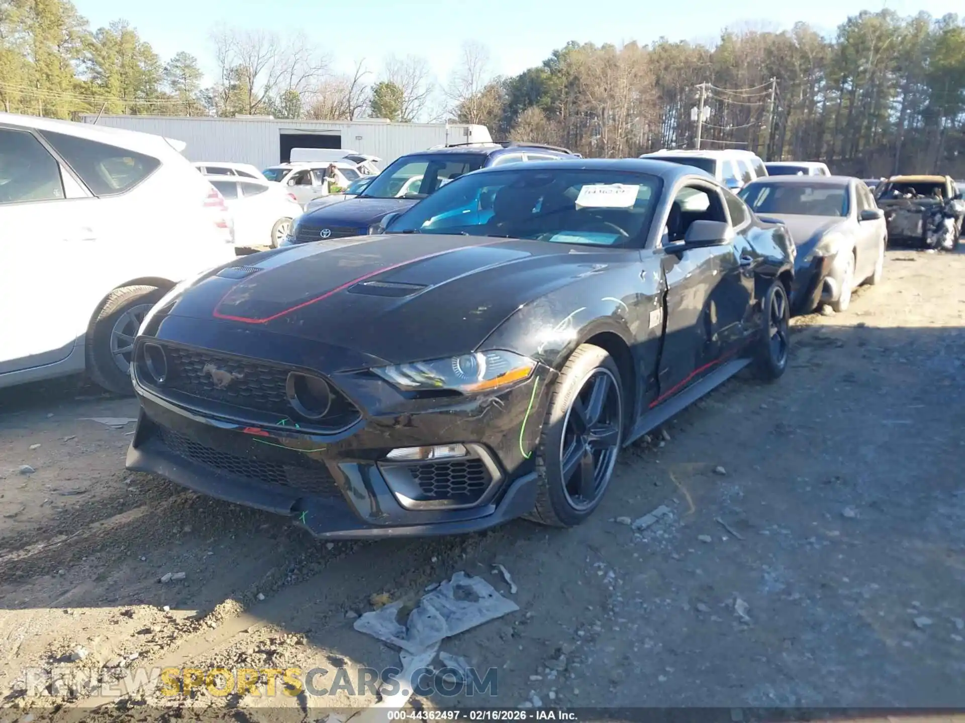 2 Photograph of a damaged car 1FA6P8R09M5555132 FORD MUSTANG 2021