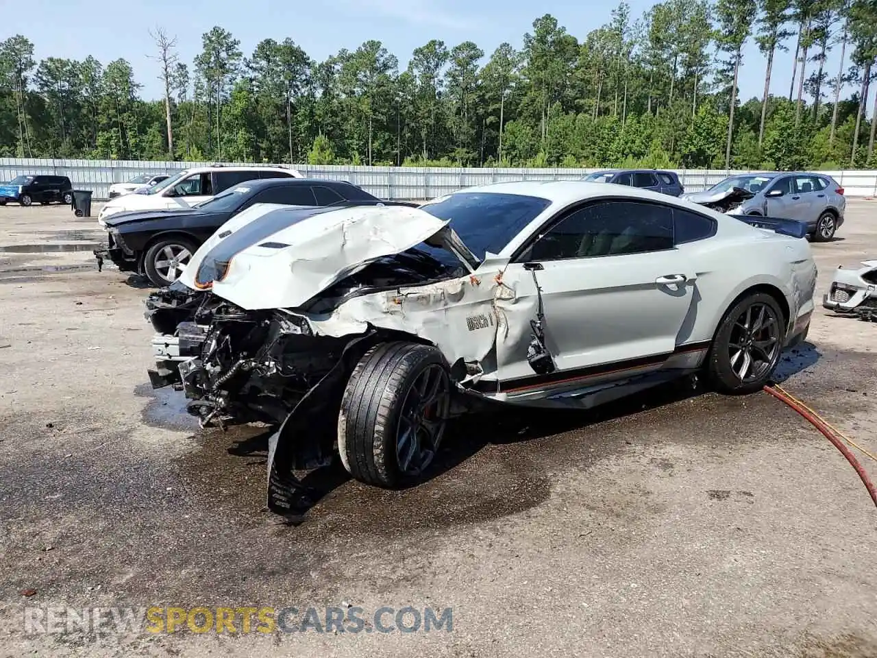 1 Photograph of a damaged car 1FA6P8R0XM5551168 FORD MUSTANG 2021