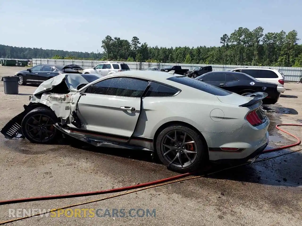 2 Photograph of a damaged car 1FA6P8R0XM5551168 FORD MUSTANG 2021