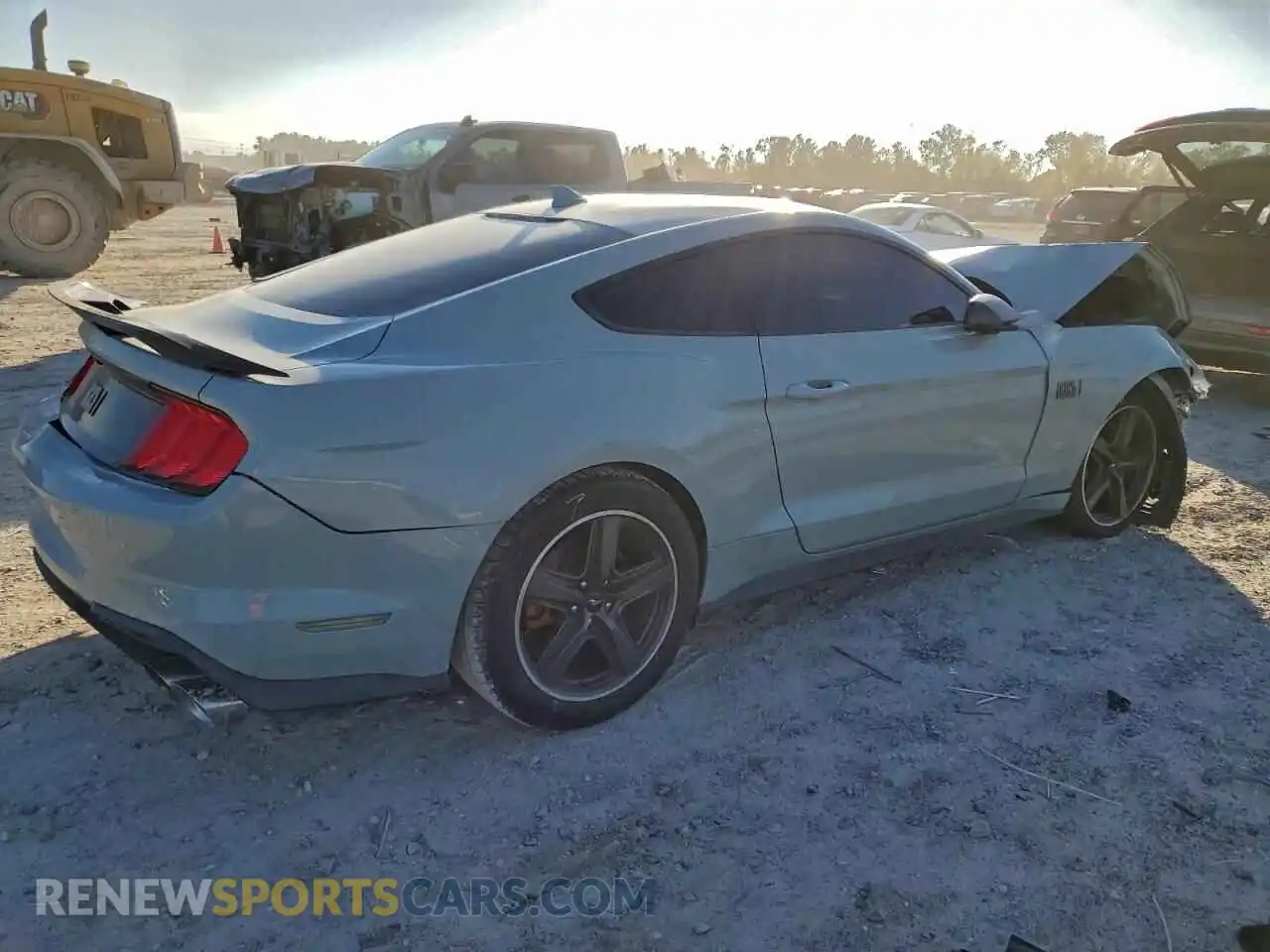 3 Photograph of a damaged car 1FA6P8R0XM5555897 FORD MUSTANG 2021