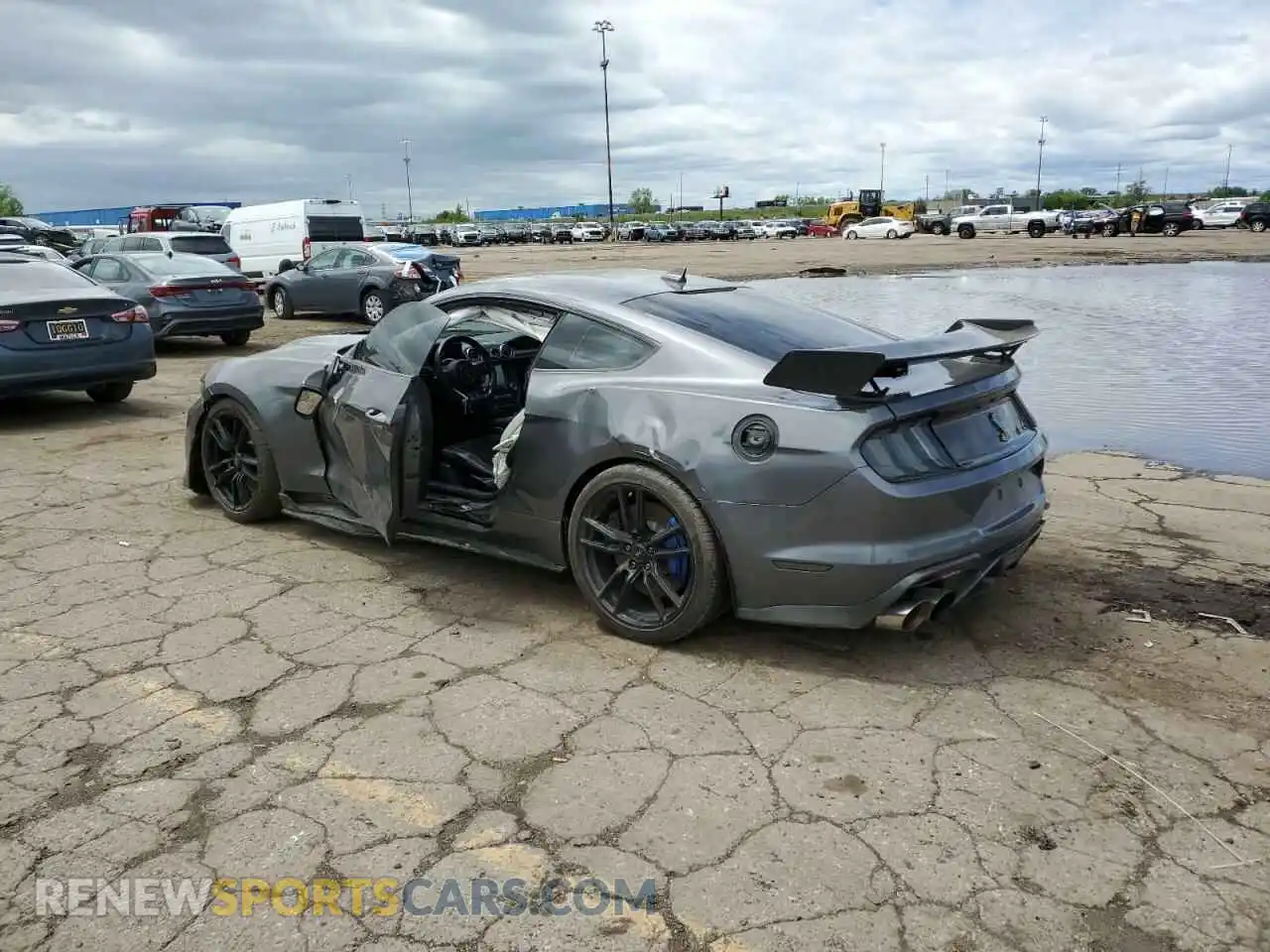 2 Photograph of a damaged car 1FA6P8SJ8M5502165 FORD MUSTANG 2021