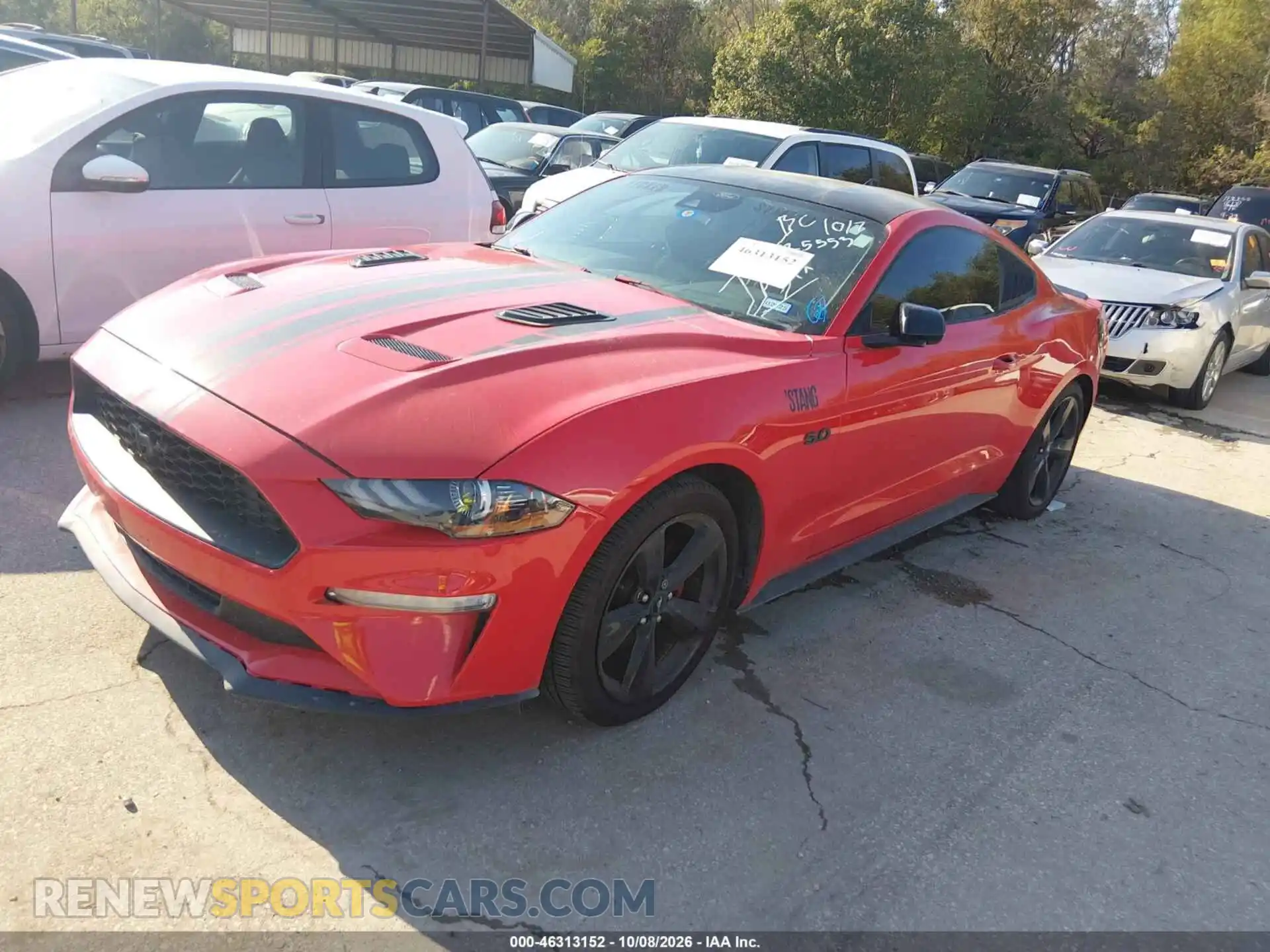 2 Photograph of a damaged car 1FA6P8TH0M5125553 FORD MUSTANG 2021