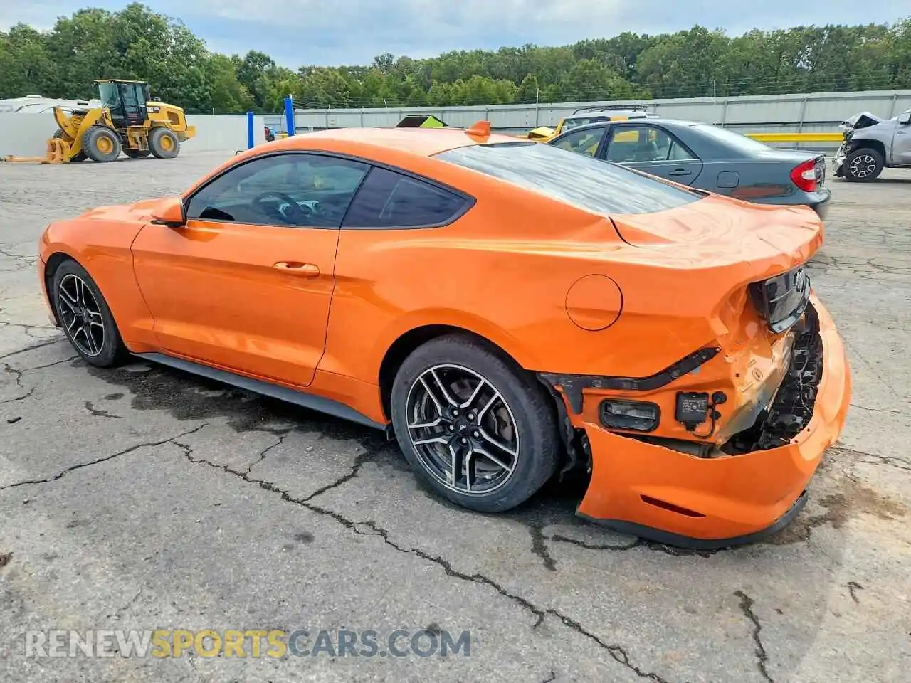 2 fotografías del automóvil dañado 1FA6P8TH0M5151926 FORD MUSTANG 2021