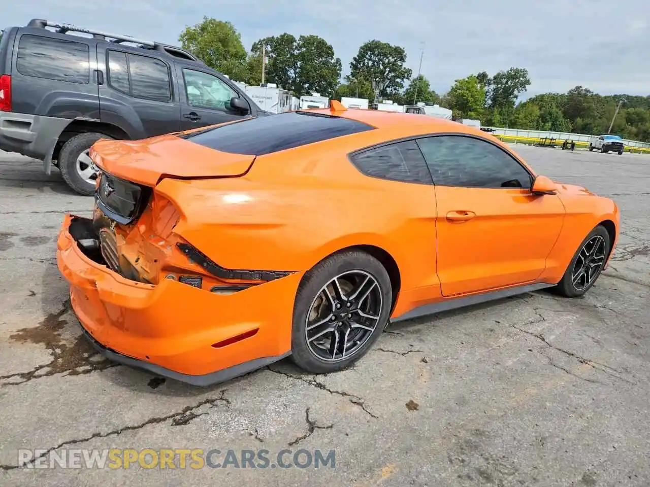 3 fotografías del automóvil dañado 1FA6P8TH0M5151926 FORD MUSTANG 2021