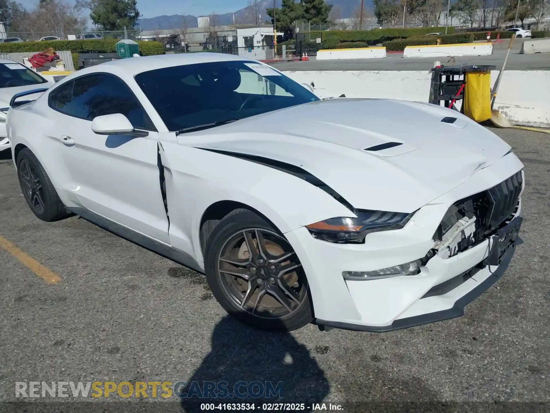 1 Photograph of a damaged car 1FA6P8TH0M5155149 FORD MUSTANG 2021
