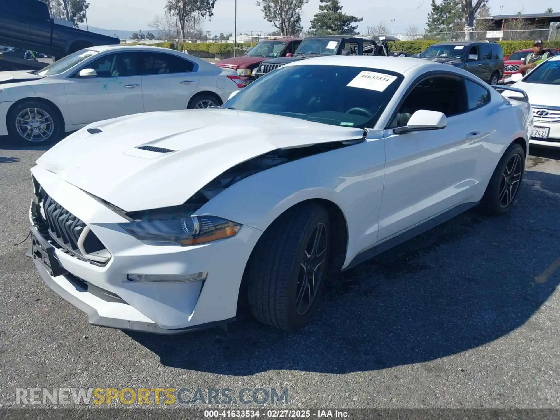 2 Photograph of a damaged car 1FA6P8TH0M5155149 FORD MUSTANG 2021