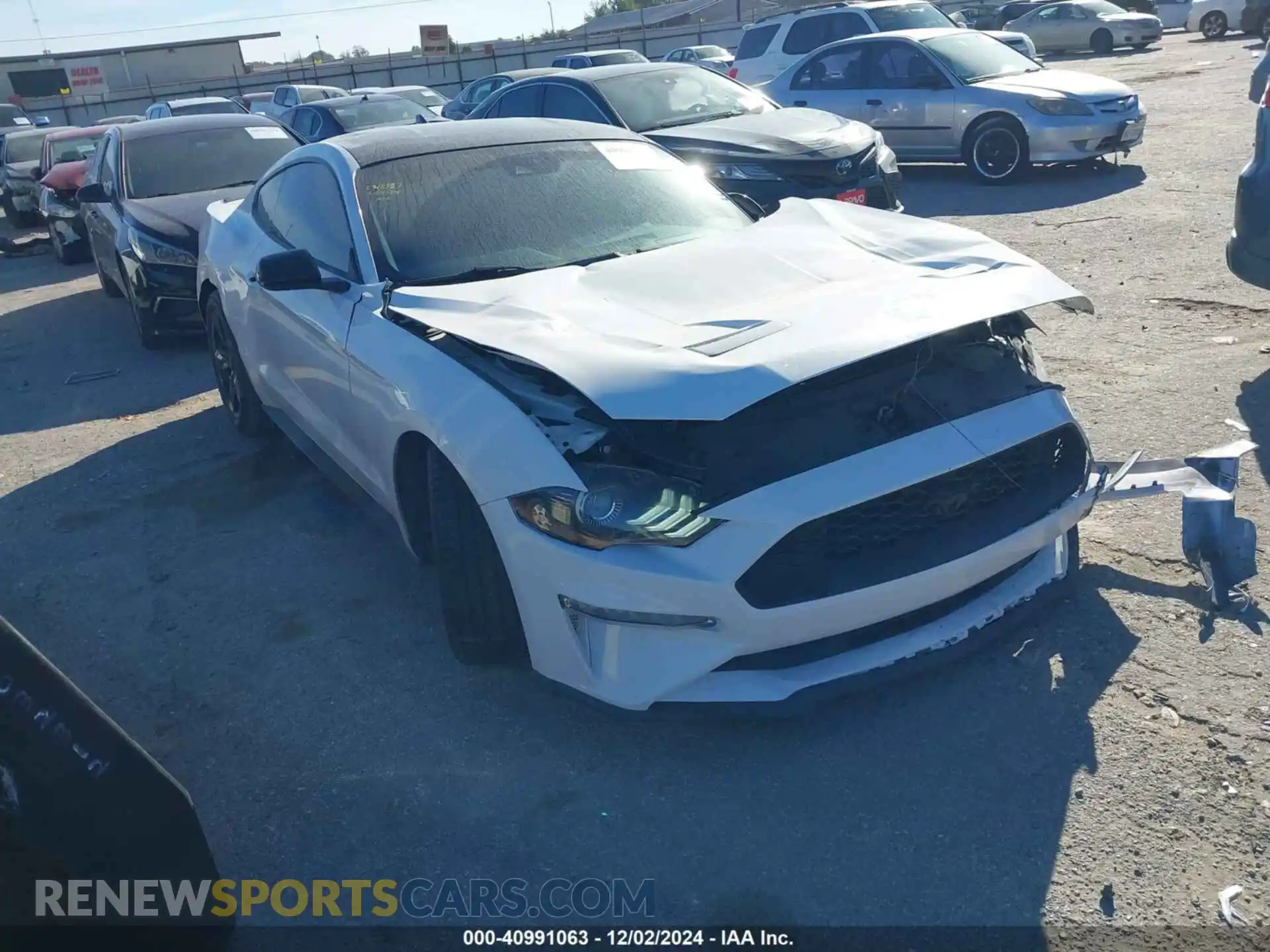 1 Photograph of a damaged car 1FA6P8TH1M5148873 FORD MUSTANG 2021