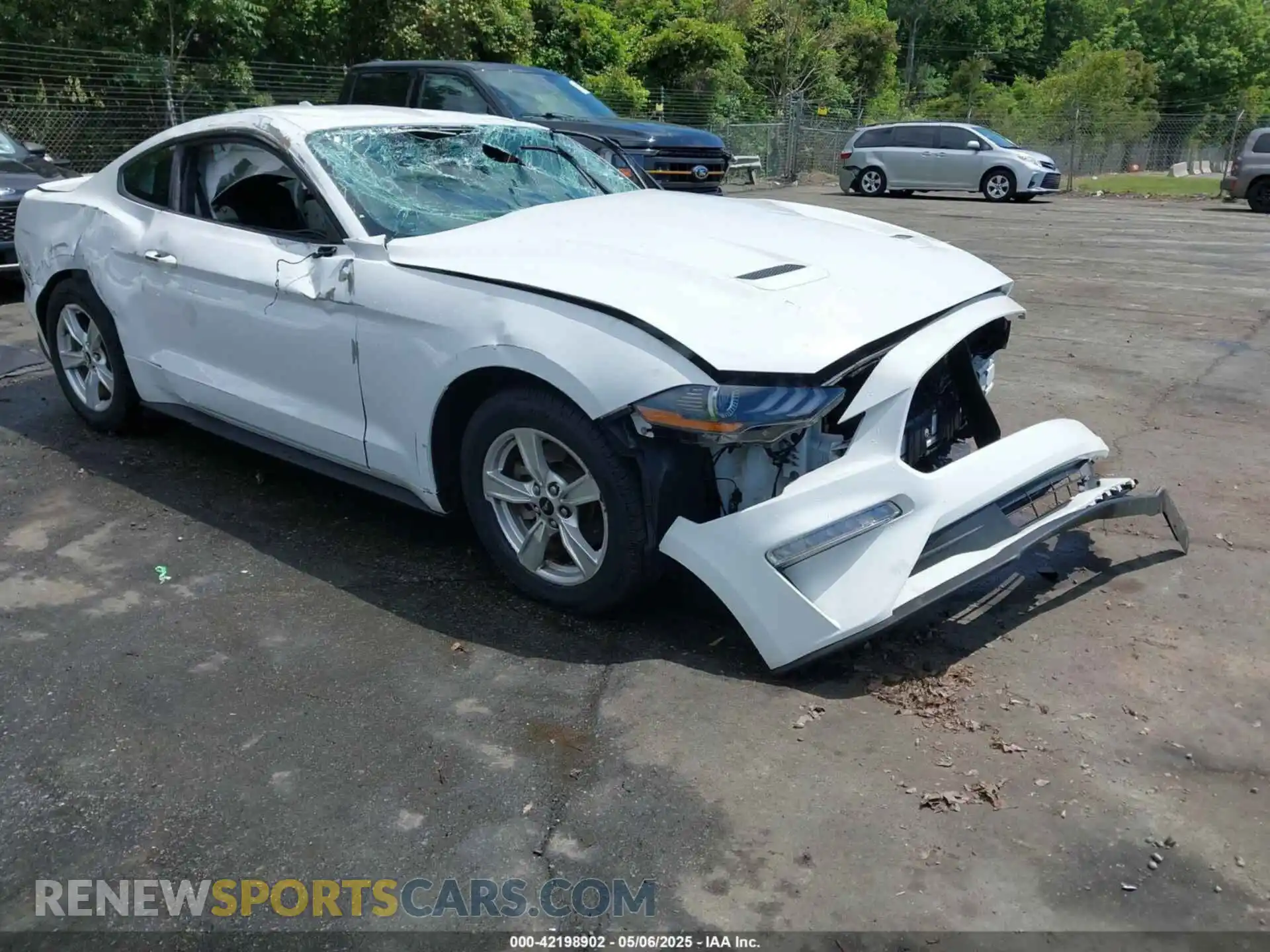 1 Photograph of a damaged car 1FA6P8TH1M5156455 FORD MUSTANG 2021