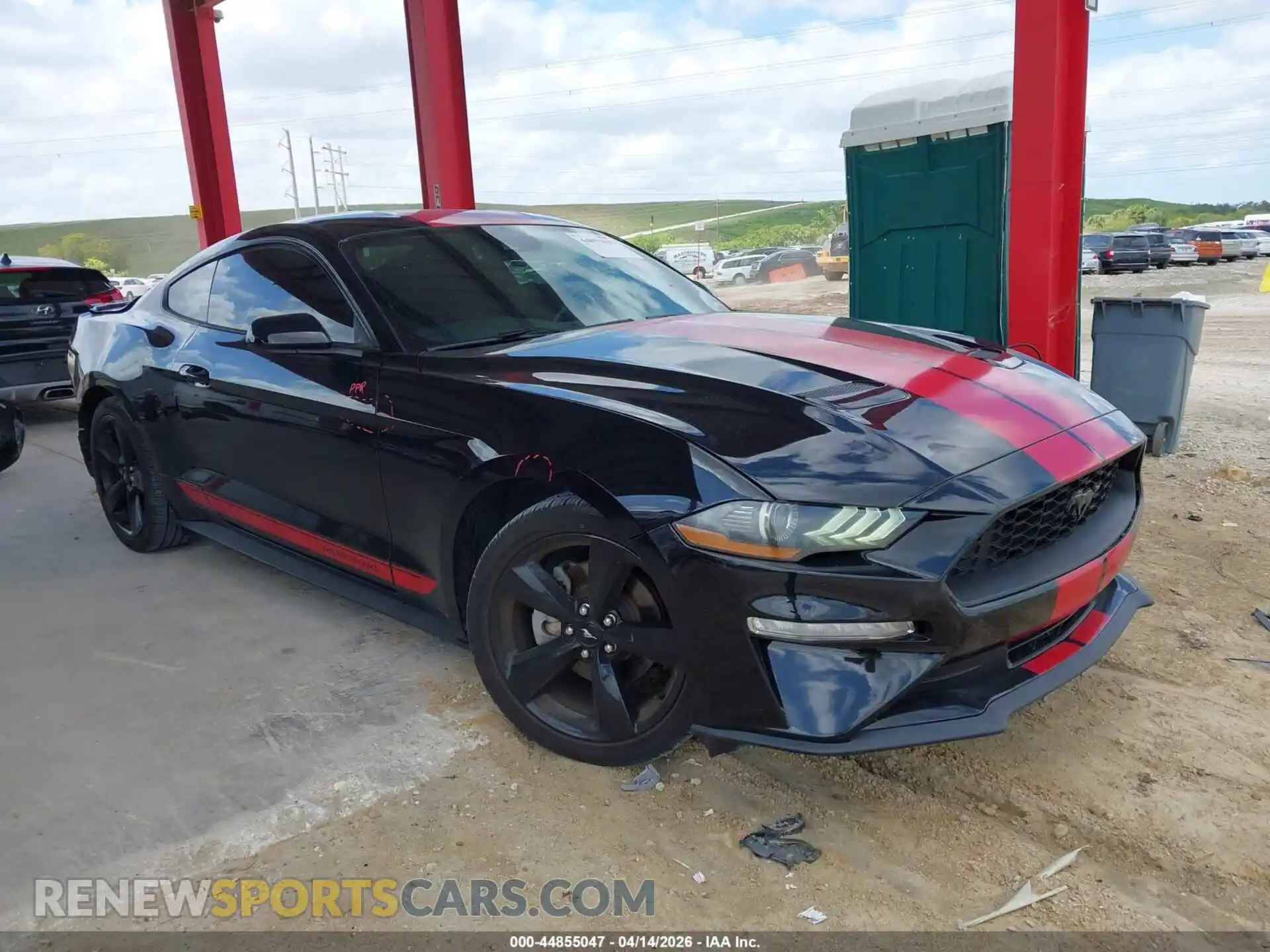 1 Photograph of a damaged car 1FA6P8TH2M5117342 FORD MUSTANG 2021