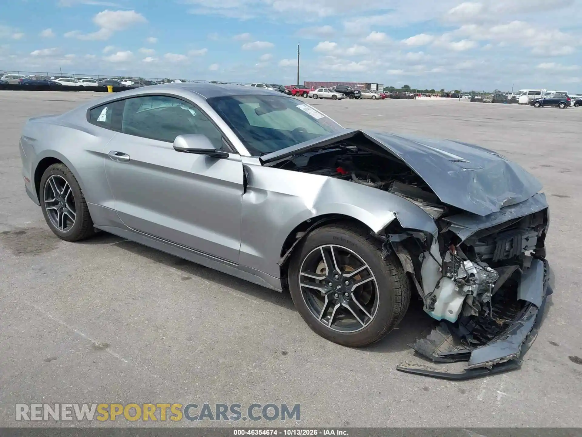 1 Photograph of a damaged car 1FA6P8TH2M5135064 FORD MUSTANG 2021