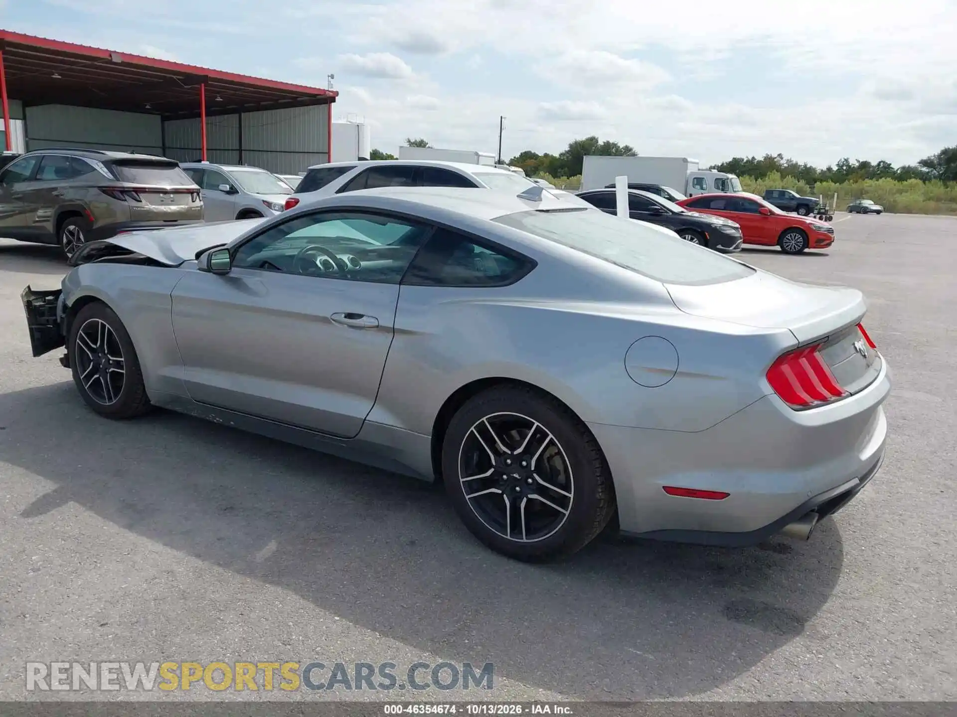 3 Photograph of a damaged car 1FA6P8TH2M5135064 FORD MUSTANG 2021