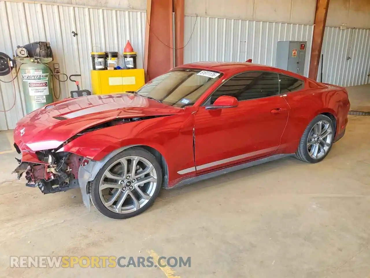 1 Фотография поврежденного автомобиля 1FA6P8TH2M5149305 FORD MUSTANG 2021