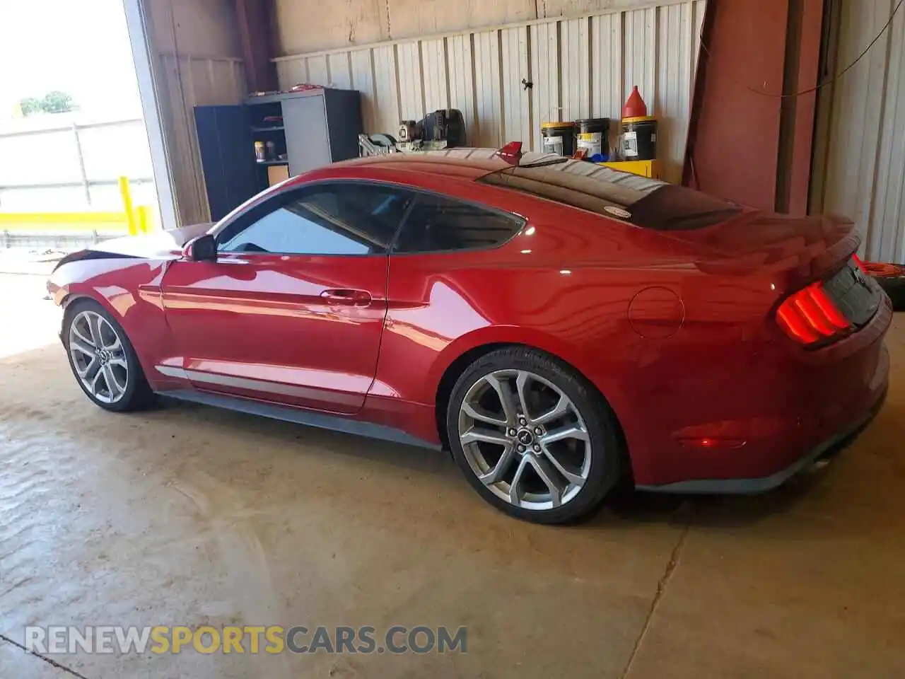 2 Фотография поврежденного автомобиля 1FA6P8TH2M5149305 FORD MUSTANG 2021