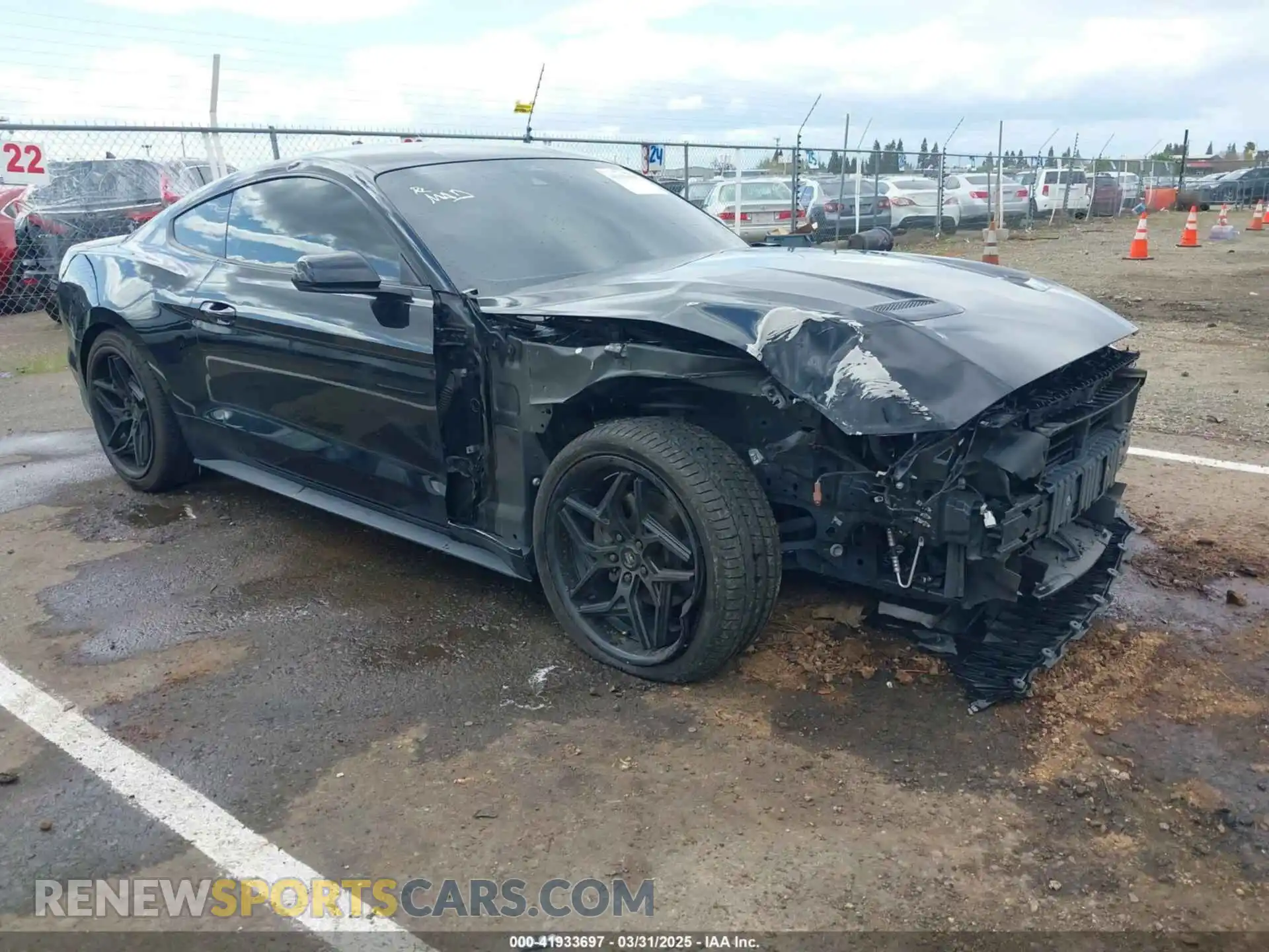 1 Photograph of a damaged car 1FA6P8TH2M5155461 FORD MUSTANG 2021