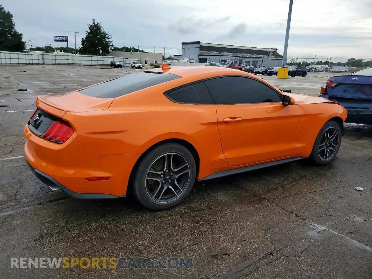 3 fotografías del automóvil dañado 1FA6P8TH2M5156433 FORD MUSTANG 2021