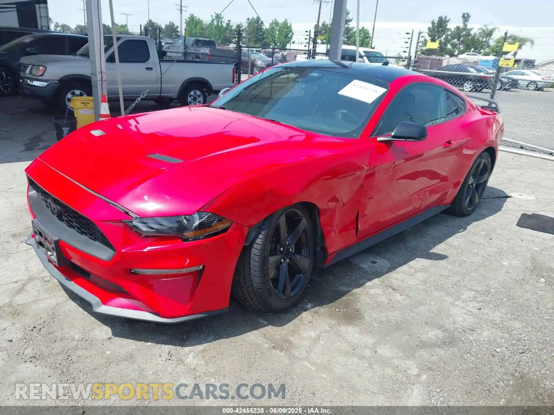 2 Photograph of a damaged car 1FA6P8TH3M5133758 FORD MUSTANG 2021