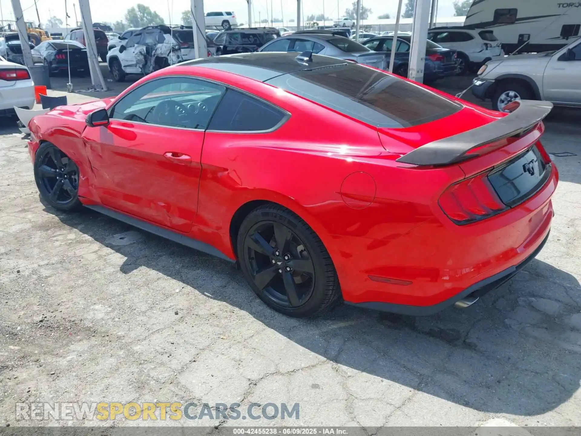 3 Photograph of a damaged car 1FA6P8TH3M5133758 FORD MUSTANG 2021