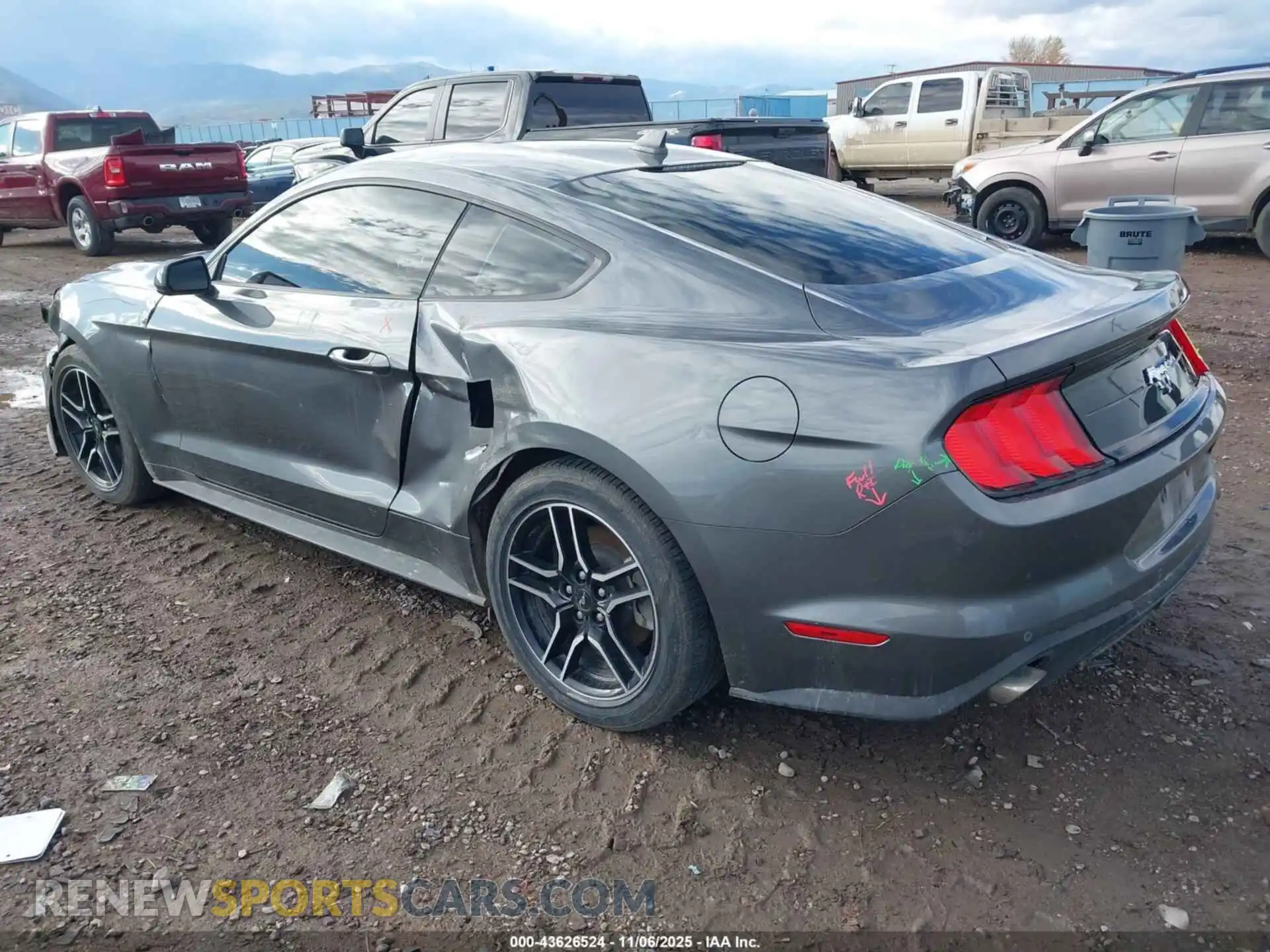 3 Photograph of a damaged car 1FA6P8TH3M5158241 FORD MUSTANG 2021