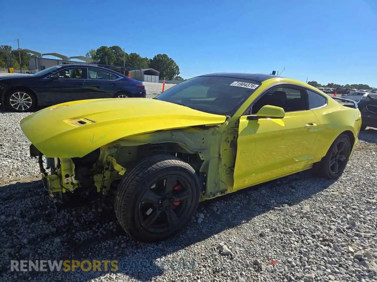 1 Photograph of a damaged car 1FA6P8TH4M5140170 FORD MUSTANG 2021